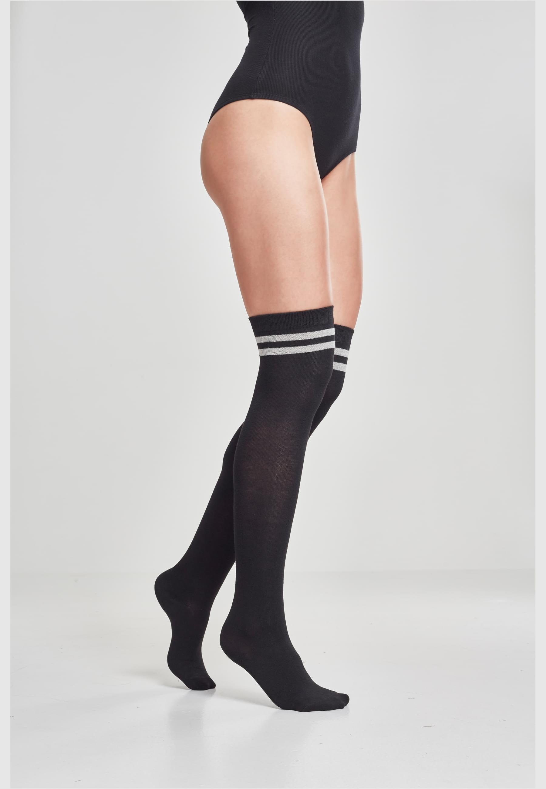 URBAN CLASSICS Strümpfe »Urban Classics Accessoires Ladies Overknee Socks 2-Pack« 1 Paar tlg.