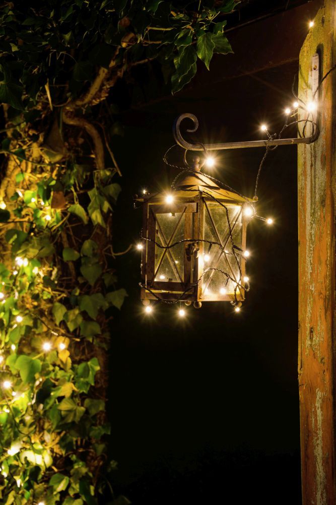 KONSTSMIDE LED-Lichterkette »Weihnachtsdeko aussen«, gefrostet, 200 warm weiße Dioden
