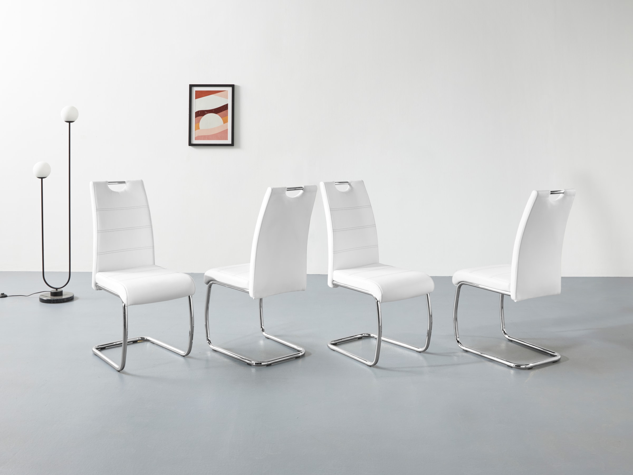 HELA Freischwinger »Flora, Esszimmerstühle« (Set) 4 Stk.Schwingstuhl Set: 1 günstig online kaufen