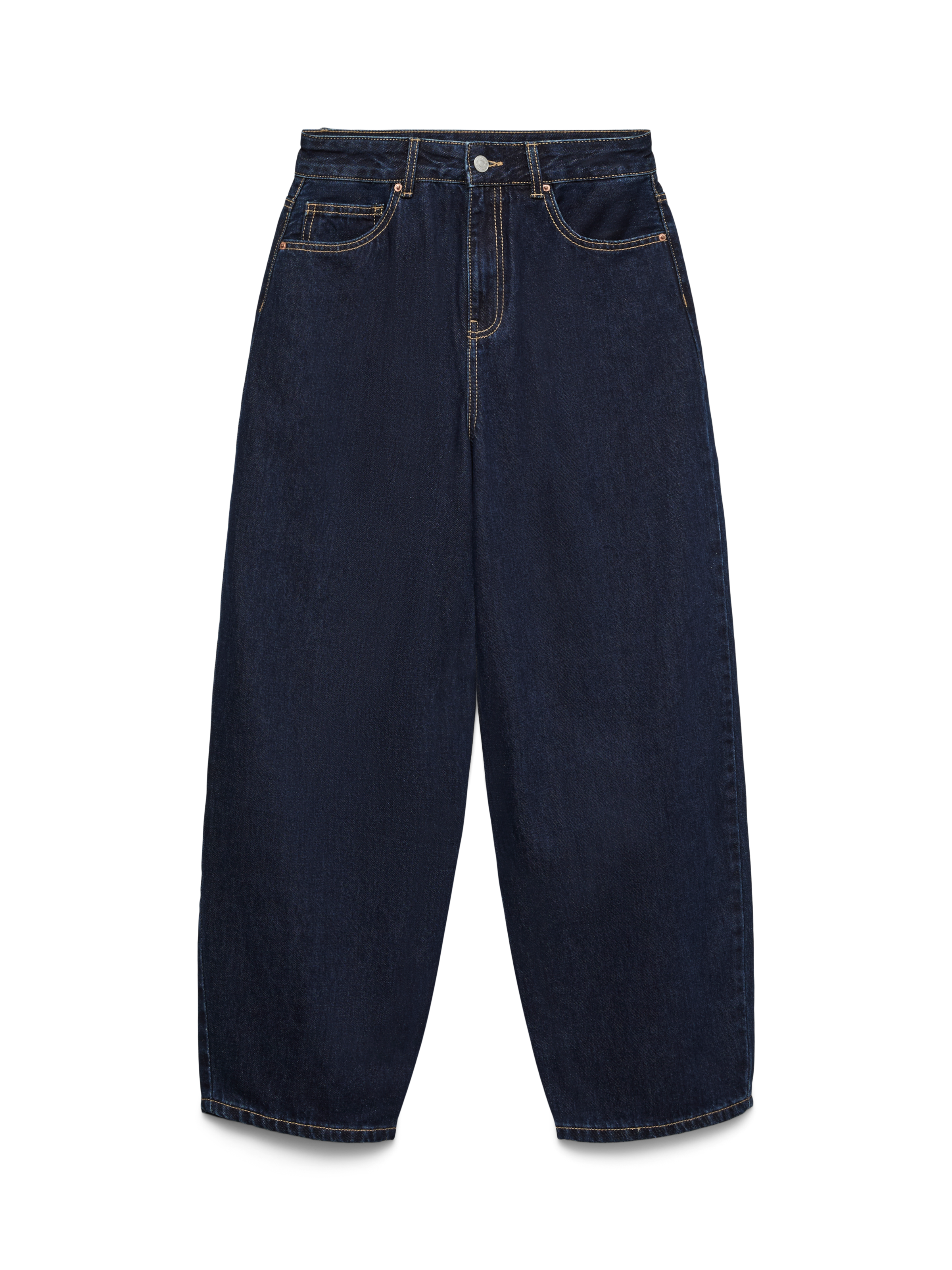 Vero Moda Weite Jeans »VMBILLIE HR BARREL ANK JEANS LI3191 NOOS« Baumwolle, high waist, barrel fit
