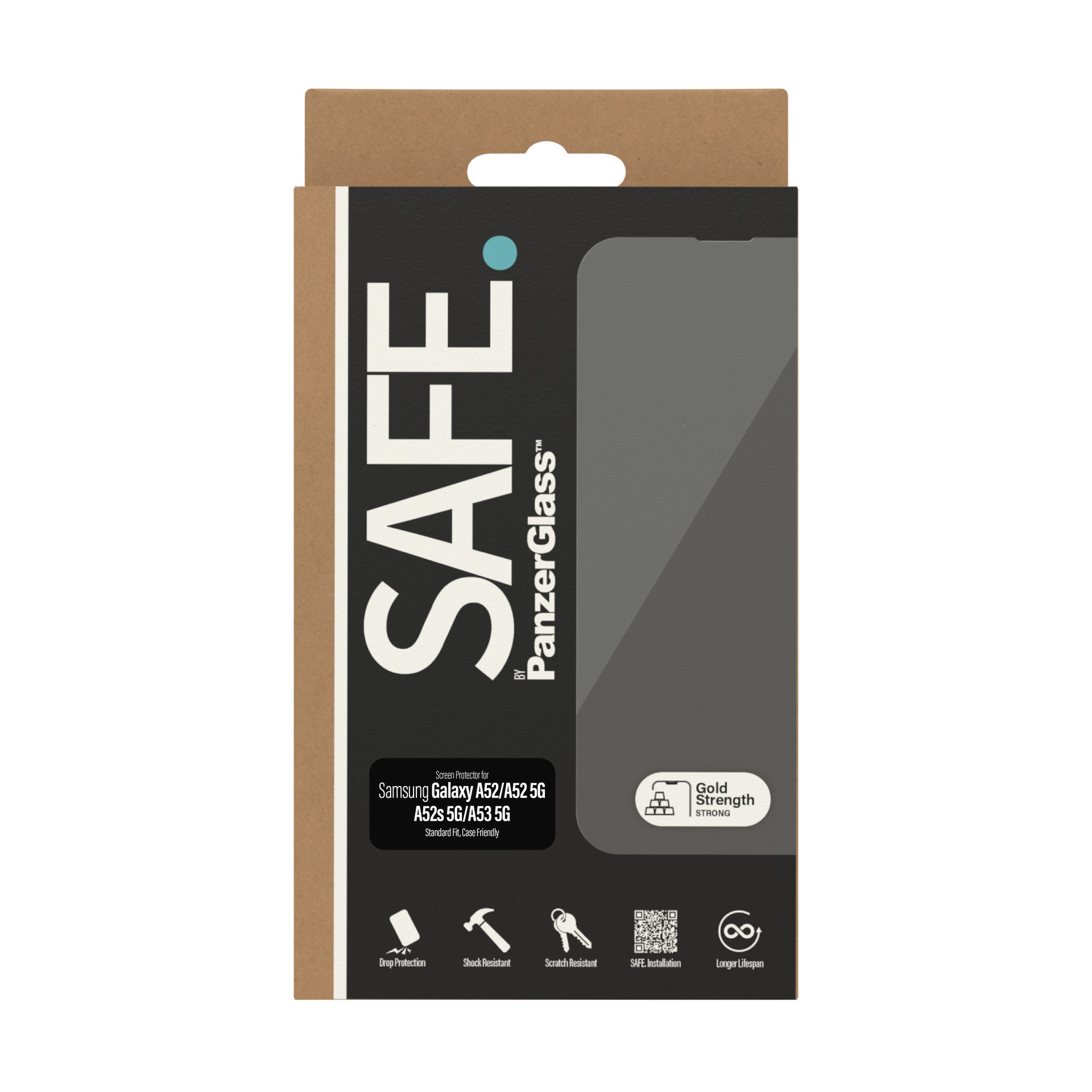 SAFE by PanzerGlass Displayschutzglas »Displayschutz - Samsung Galaxy A52, A52 5G, A53s 5G UWfit«