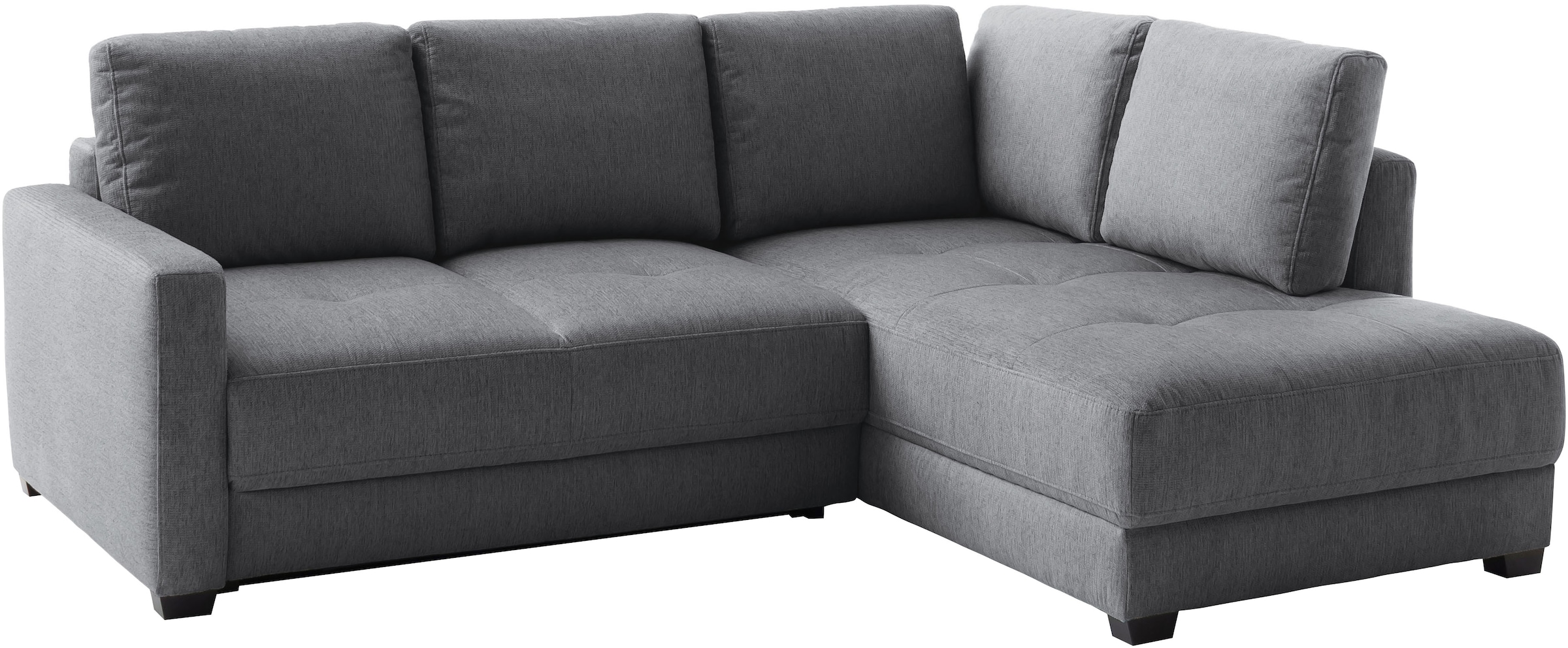 Mr. Couch Ecksofa »Pierre, L-Form mit Taschenfederkern«, mit DuraSpring-Taschenfederkern bis 140 kg belastbar