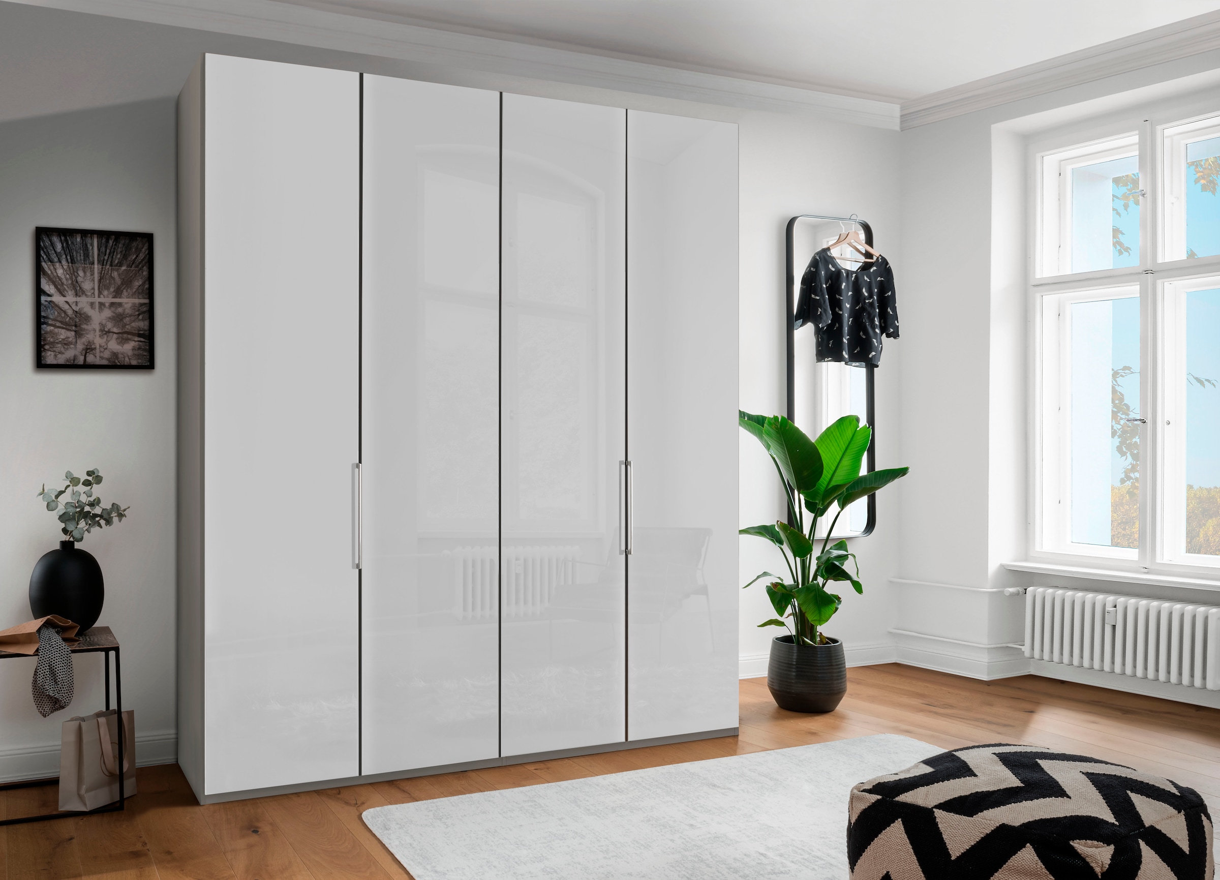 WIEMANN Falttürenschrank "Monaco" mit Glasfront sowie hochwertigen Beschläg günstig online kaufen