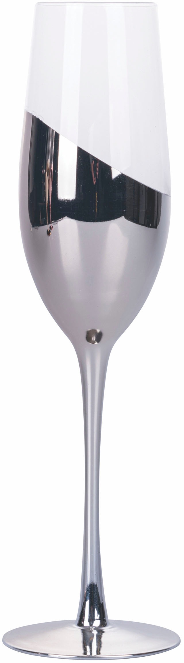 Villa d'Este Sektglas »Chic«, (Set, 4 tlg.), Gläser-Set, Sektflöten, 4-teilig, Inhalt 280 ml