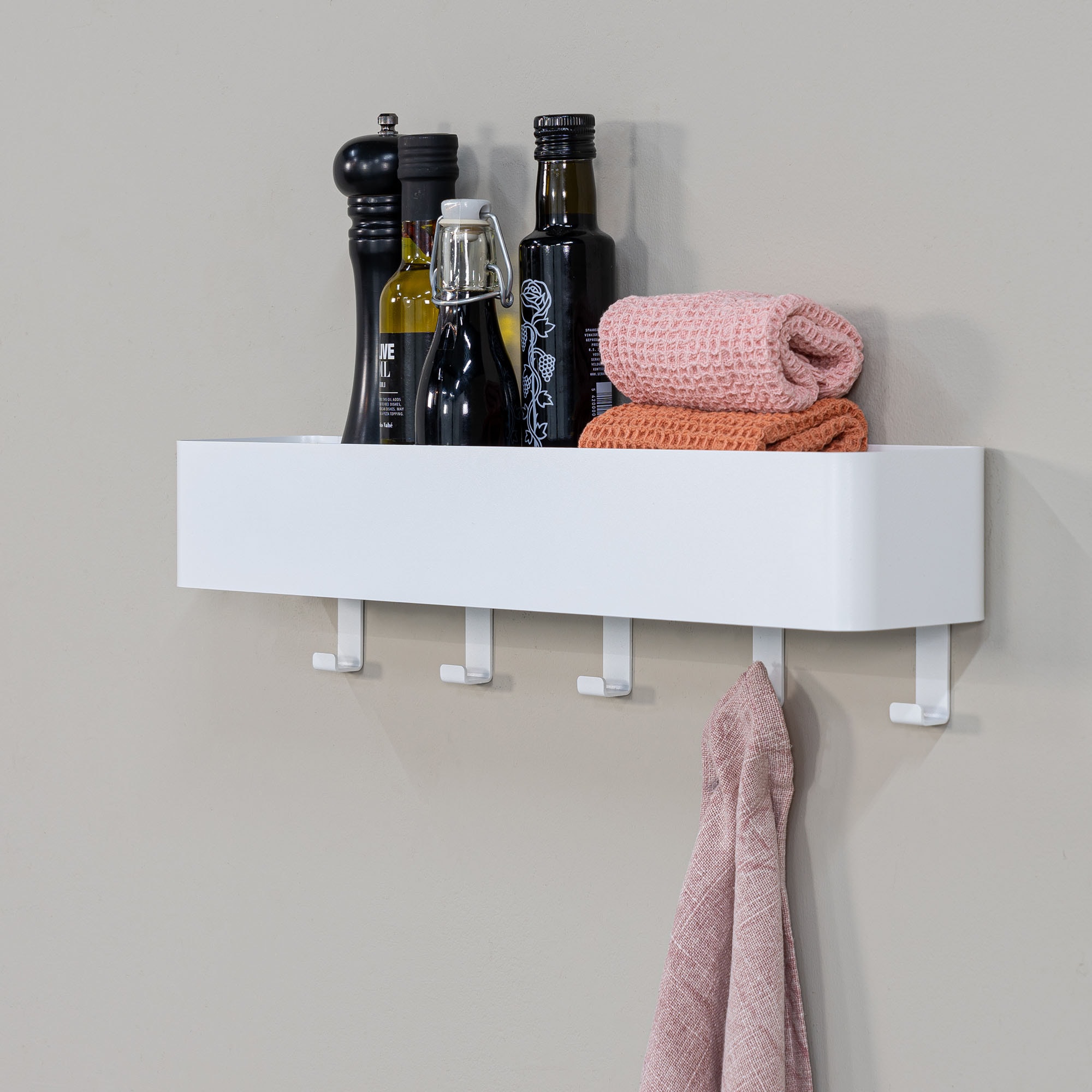 Spinder Design Garderobenhaken »Multi 5«, (1 St.), 2-in-1 Wandregal + Garde günstig online kaufen