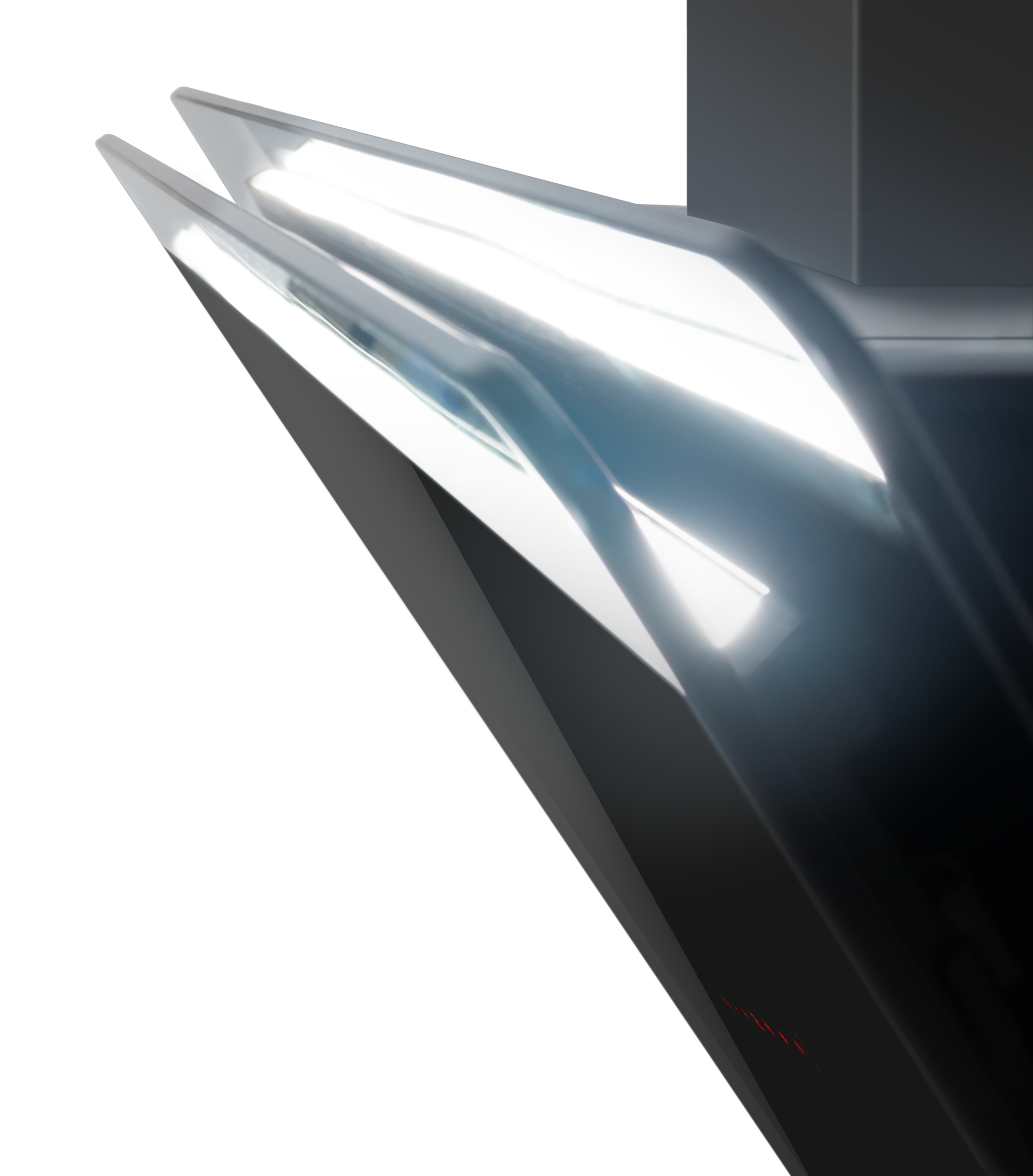 Amica Kaminhaube »KHF 695 801 S« Schwarz, stilvoll, flexibel – helles Licht, schnell sauber
