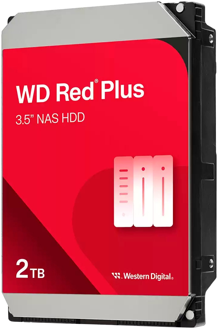 HDD-NAS-Festplatte »Red Plus 2 TB«, 3.5 Zoll, Anschluss SATA