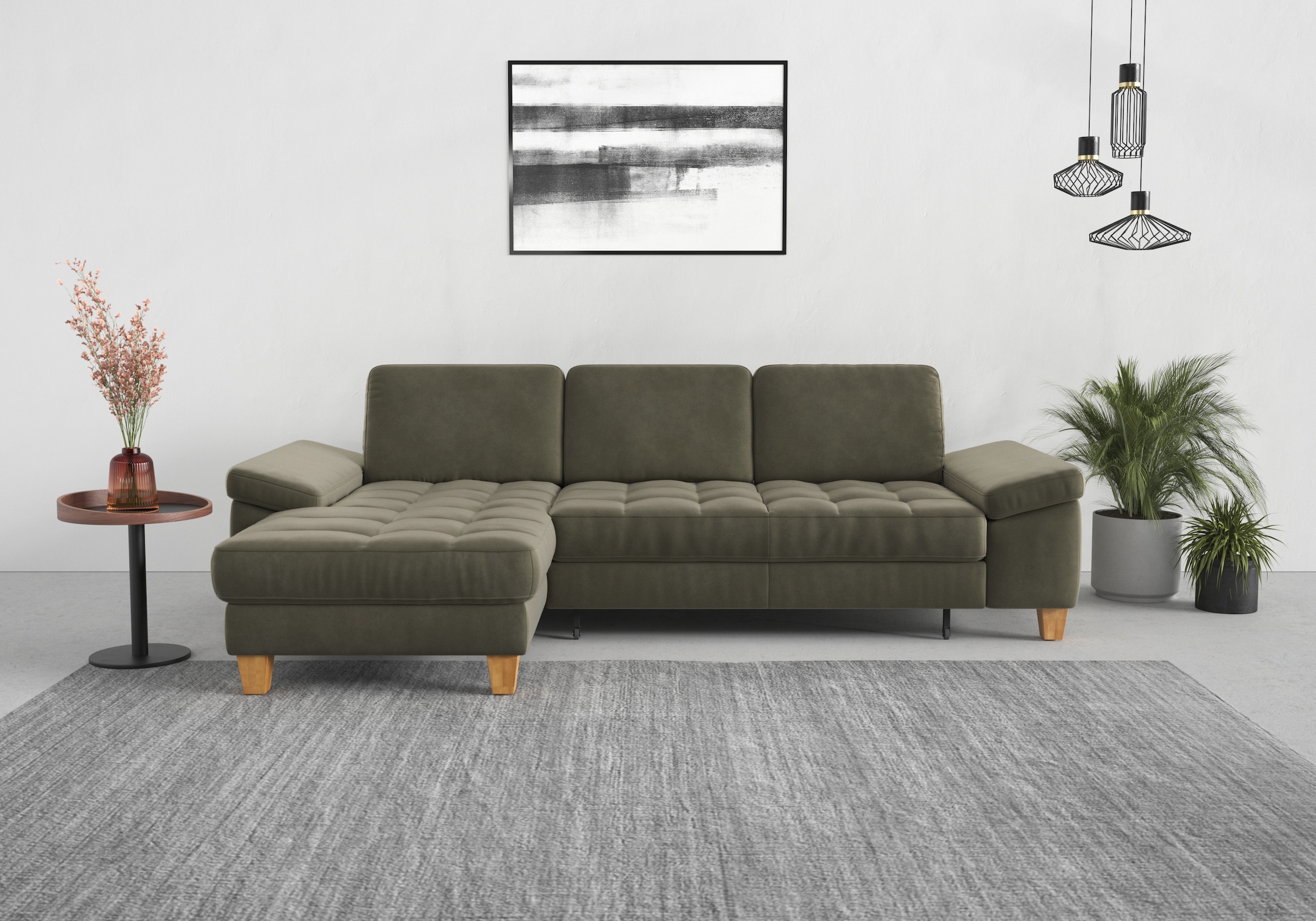 sit&more Ecksofa »Westham L-Form«, mit Recamiere, mit oder ohne Bettfunktio günstig online kaufen