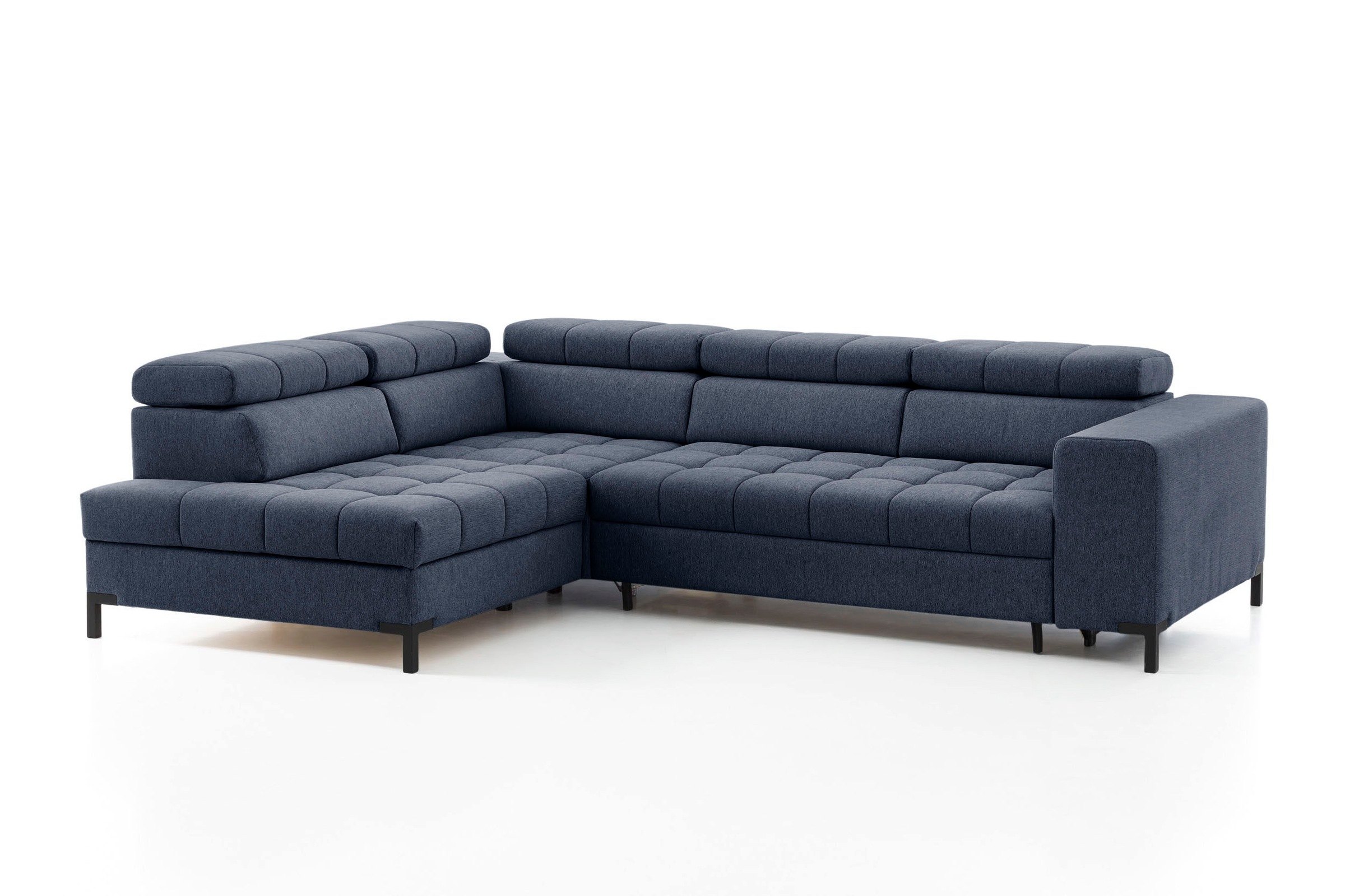 exxpo - sofa fashion Ecksofa »Bocco, hochwertige Verarbeitung, toller Sitzkomfort, bequem, L-Form« wahlweise mit Bettfunktion u. Bettkasten, inkl. Kopfteilverstellung