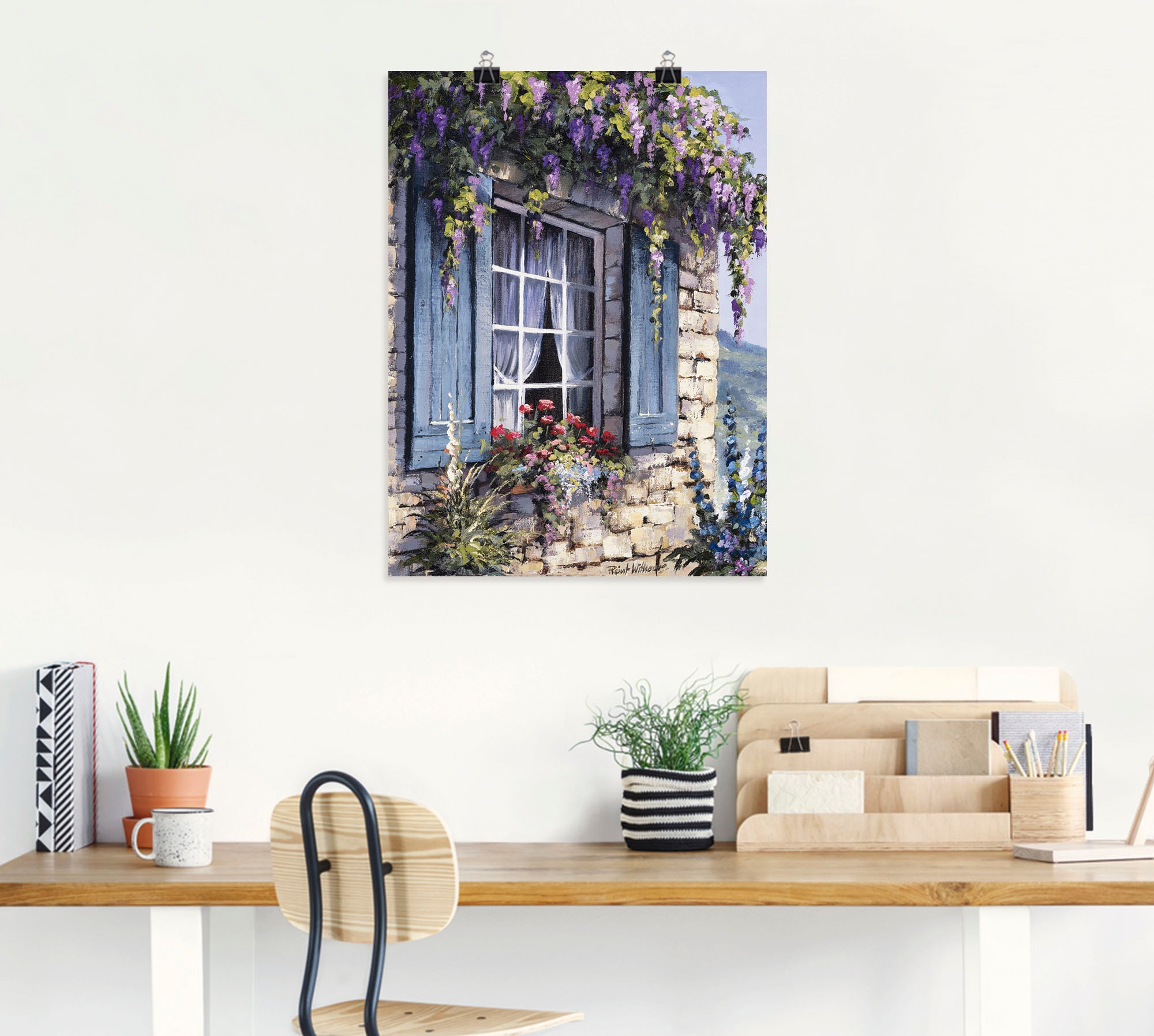 Artland Wandbild »Fenster I«, Fenster & Türen, (1 St.), als Leinwandbild, Poster, Wandaufkleber in verschied. Größen
