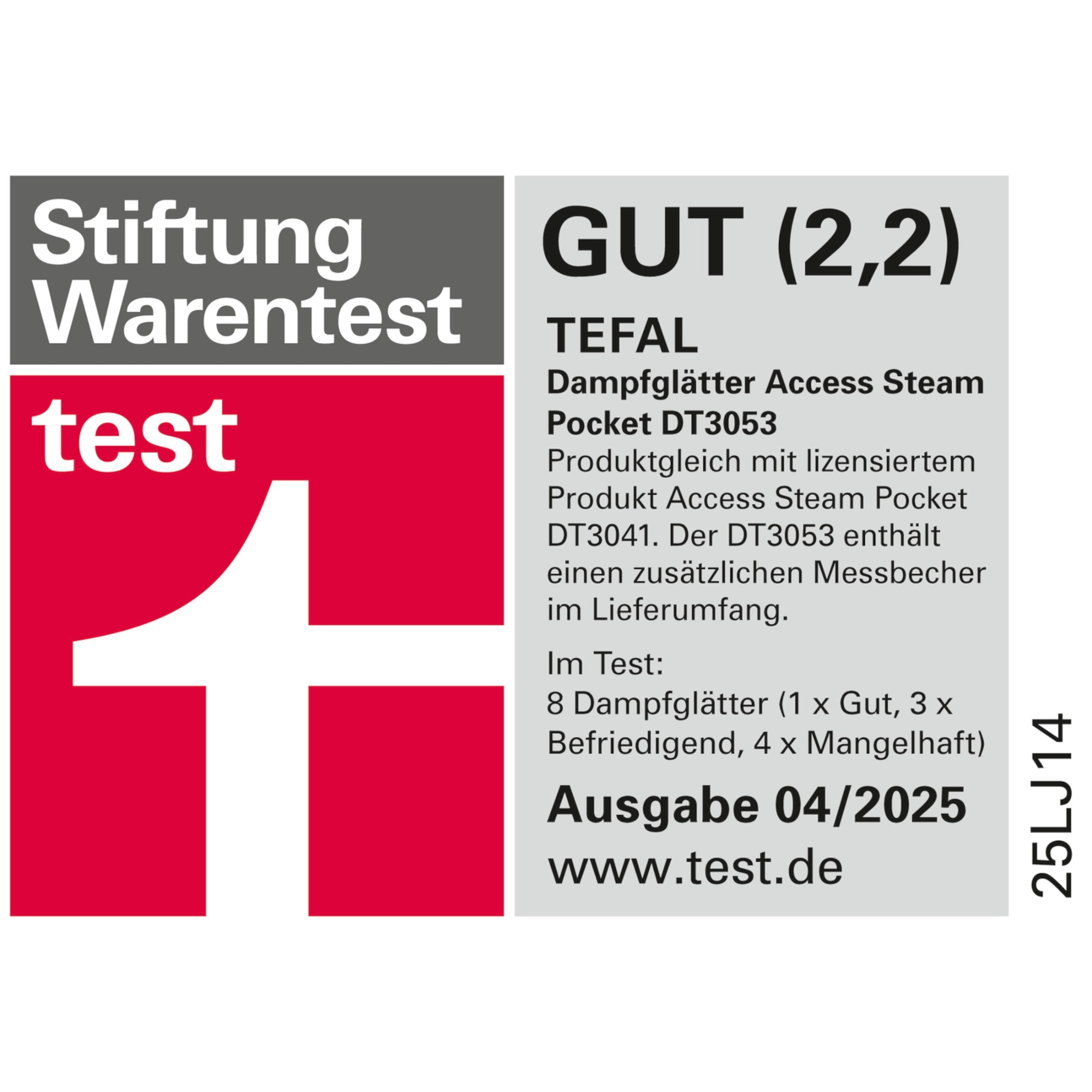 Tefal Dampfbürste »Access Steam Pocket DT3053, 1300 W, klappbarer Dampfglätter,«, 1300 W, ultrakompaktes Design, 15 Sek. Aufheizzeit, 120 ml Wassertank