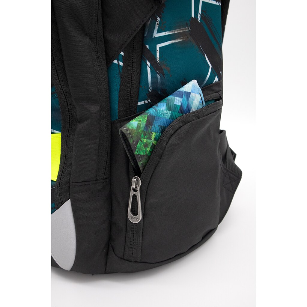 neoxx Schulrucksack »Active, Flash yourself«, reflektierende Details