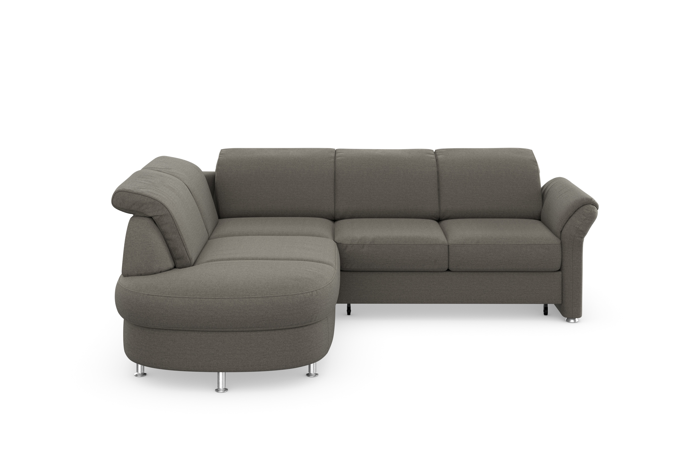 sit&more Ecksofa »Apulia L-Form«, wahlweise Bettfunktion, Bettkasten und Kopf- und Armteilverstellung
