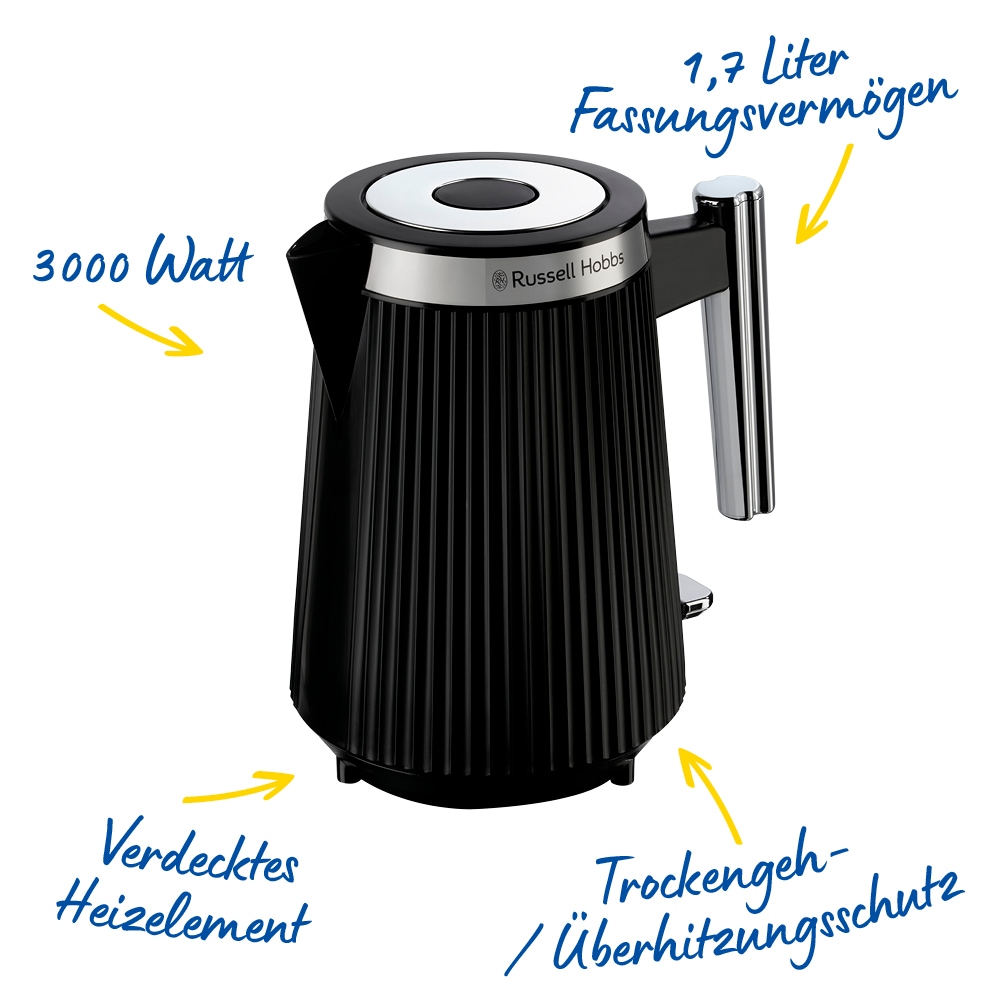 RUSSELL HOBBS Wasserkocher »26750-70« 1,7 l 2400 W 1,7l + herausnehmbarer Anti-Kalk-Filter