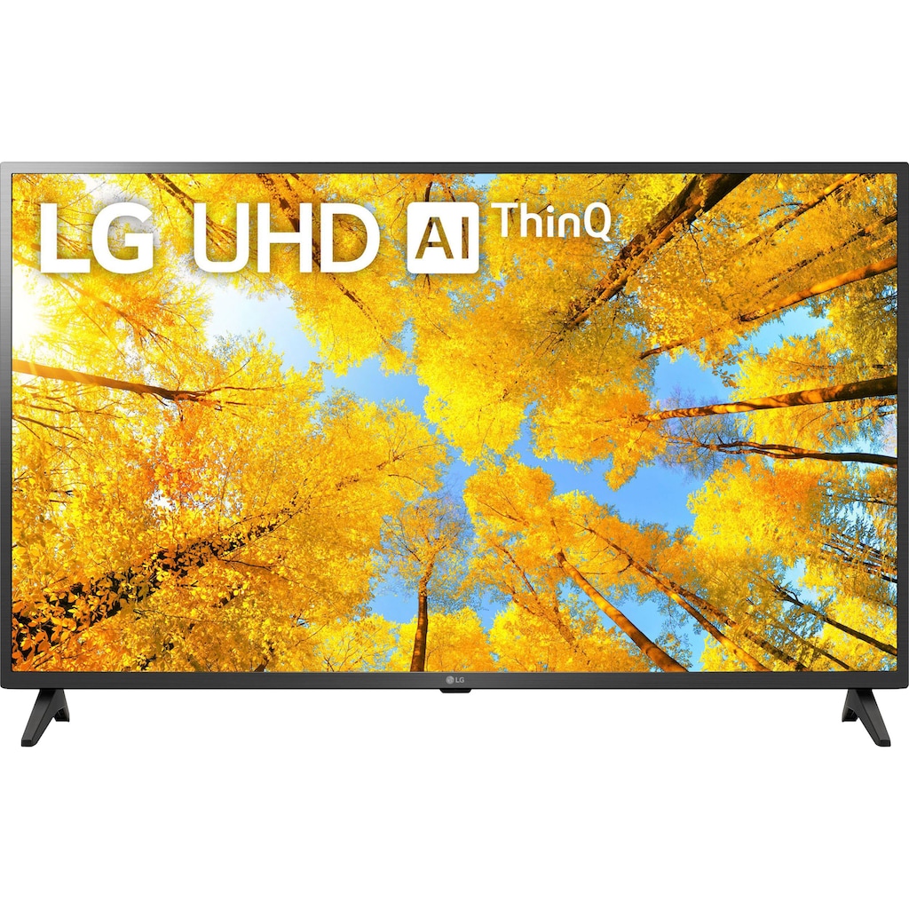 LG LED-Fernseher »43UQ75009LF«, 108 cm/43 Zoll, 4K Ultra HD, Smart-TV, α5 Gen5 4K AI-Prozessor,Direct LED,HDR10 Pro und HLG,Sprachassistenten