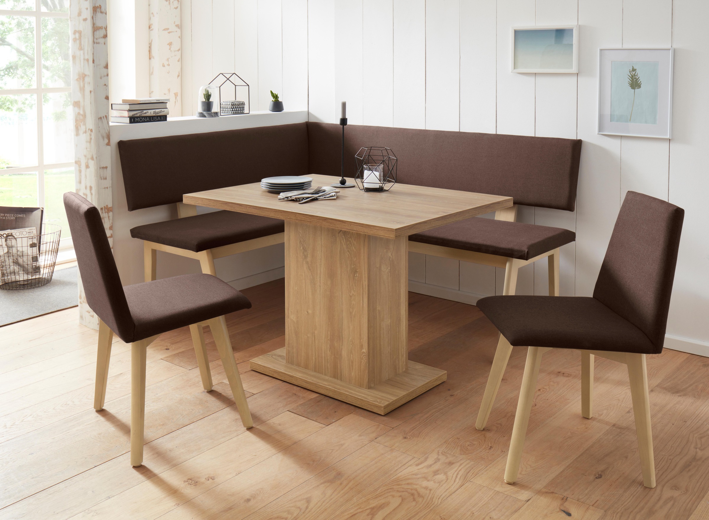 Home affaire Eckbankgruppe »Zelle«, (Set, 4 tlg.)
