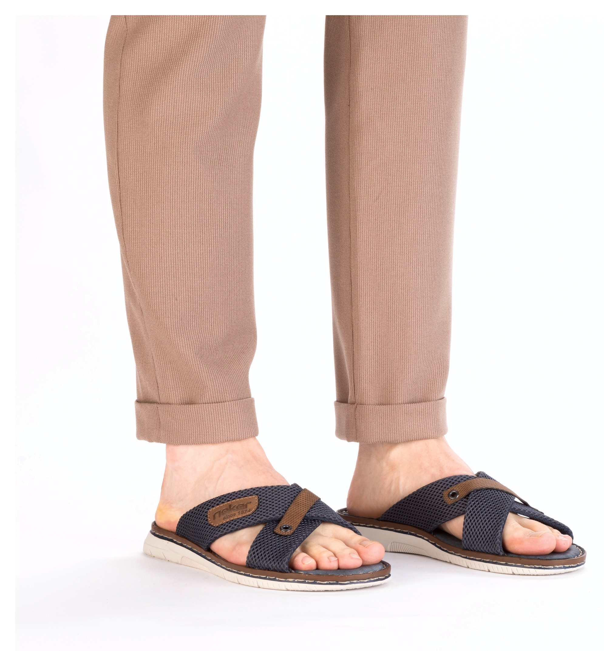 Rieker Pantolette  Sommerschuh, Hausschuh, Strandschuh zum Schlupfen