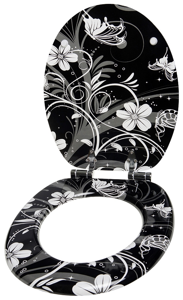 Sanilo WC-Sitz »White Flower«, mit Absenkautomatik
