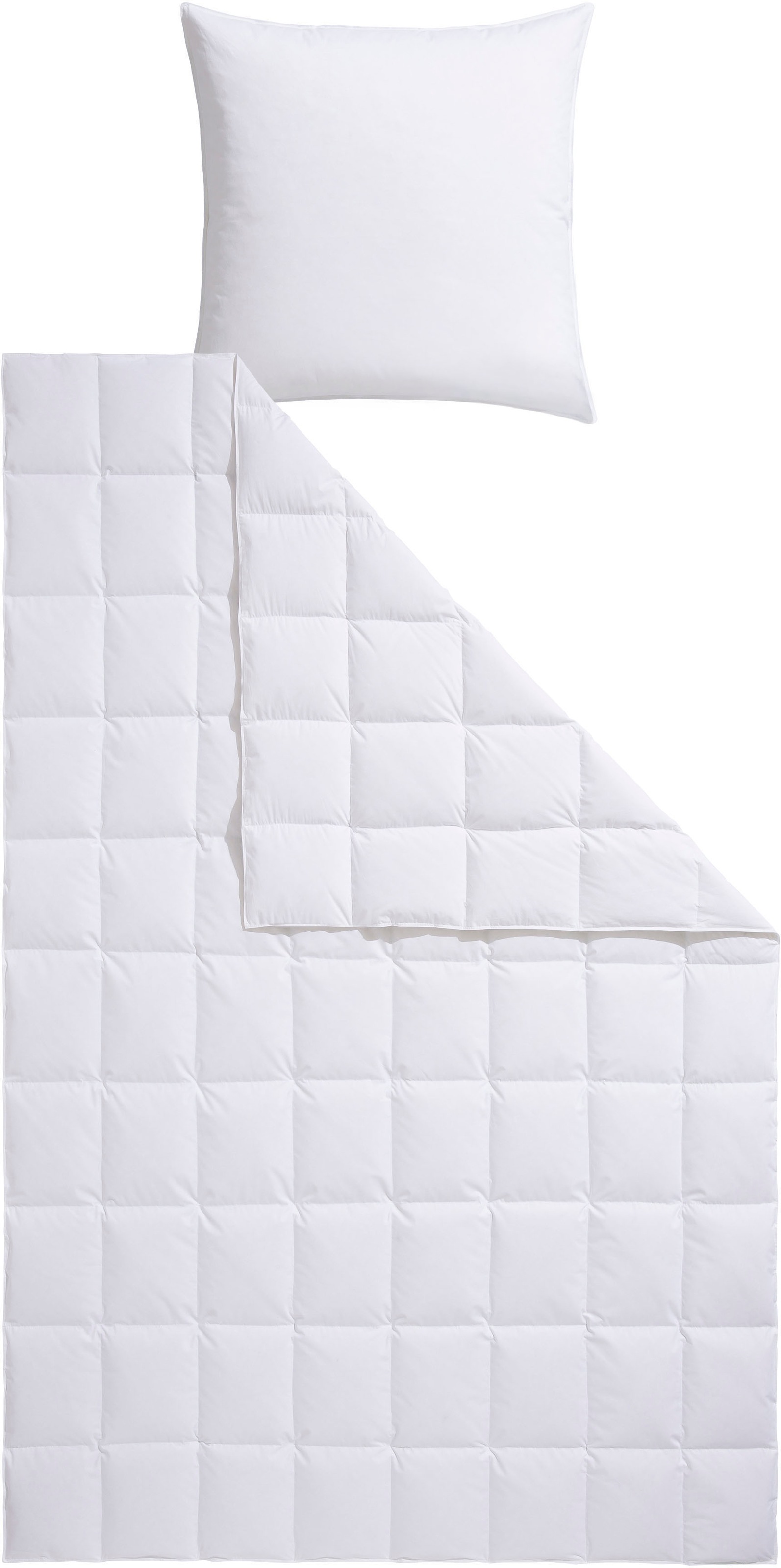 Älgdröm Daunenbettdecke + 3-Kammer-Kopfkissen »Lasse, Bettdecke 135x200 cm, günstig online kaufen