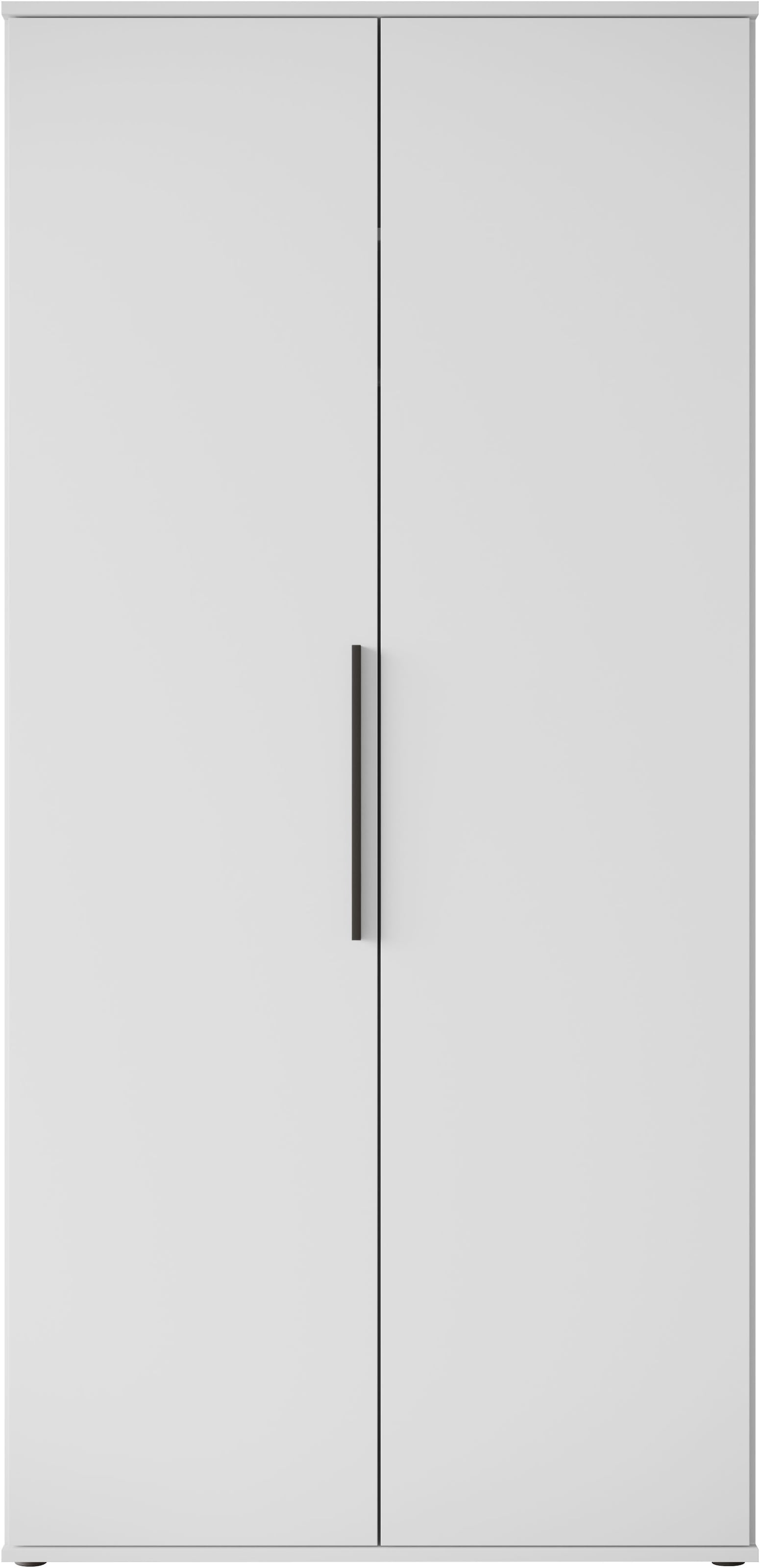 INOSIGN Kleiderschrank »LAGOS Wäscheschrank, Garderobe, schwarze Griffe, Made in Europe«, Moderner Drehtürenschrank, FSC-zertifiziert, Schlafzimmerschrank