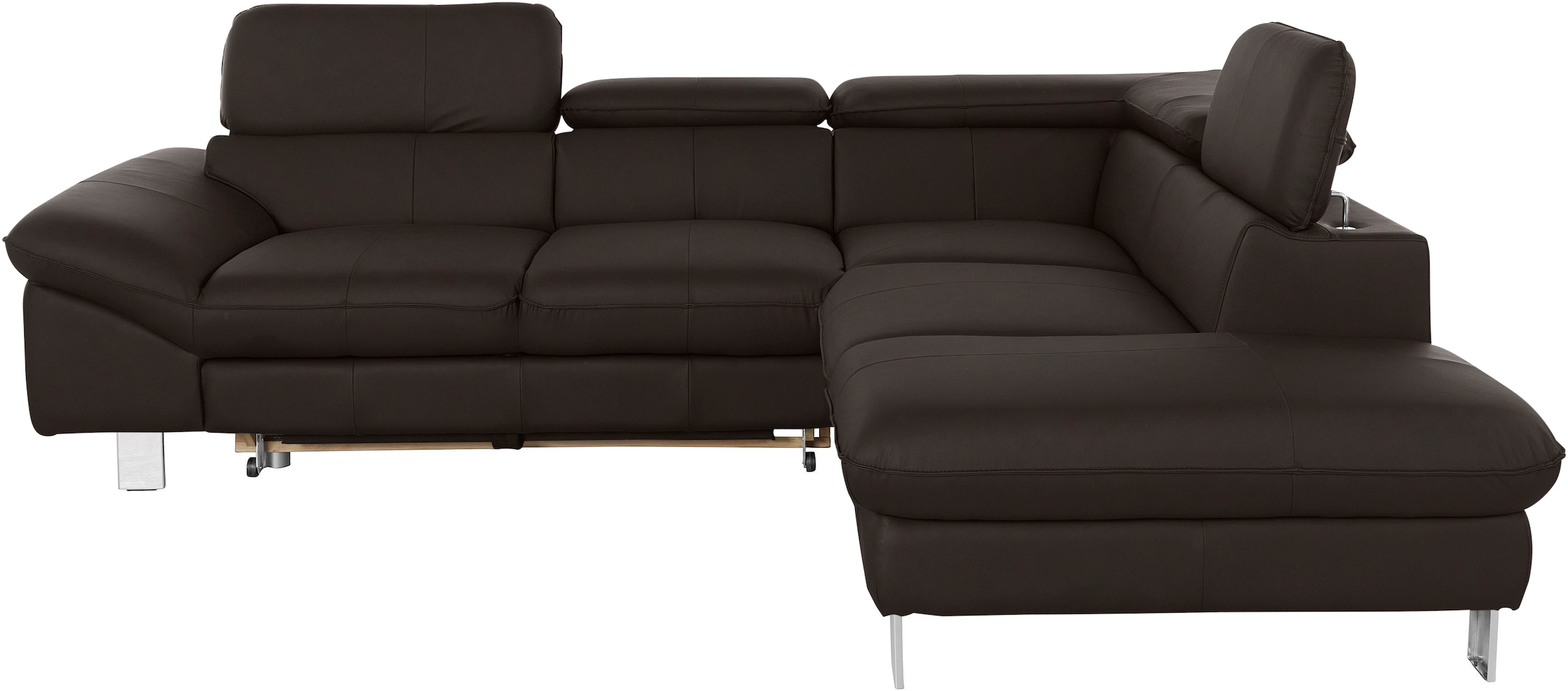 COTTA Ecksofa »Driver L-Form«, mit Kopfteilverstellung, wahlweise mit Bettfunktion & Bettkasten