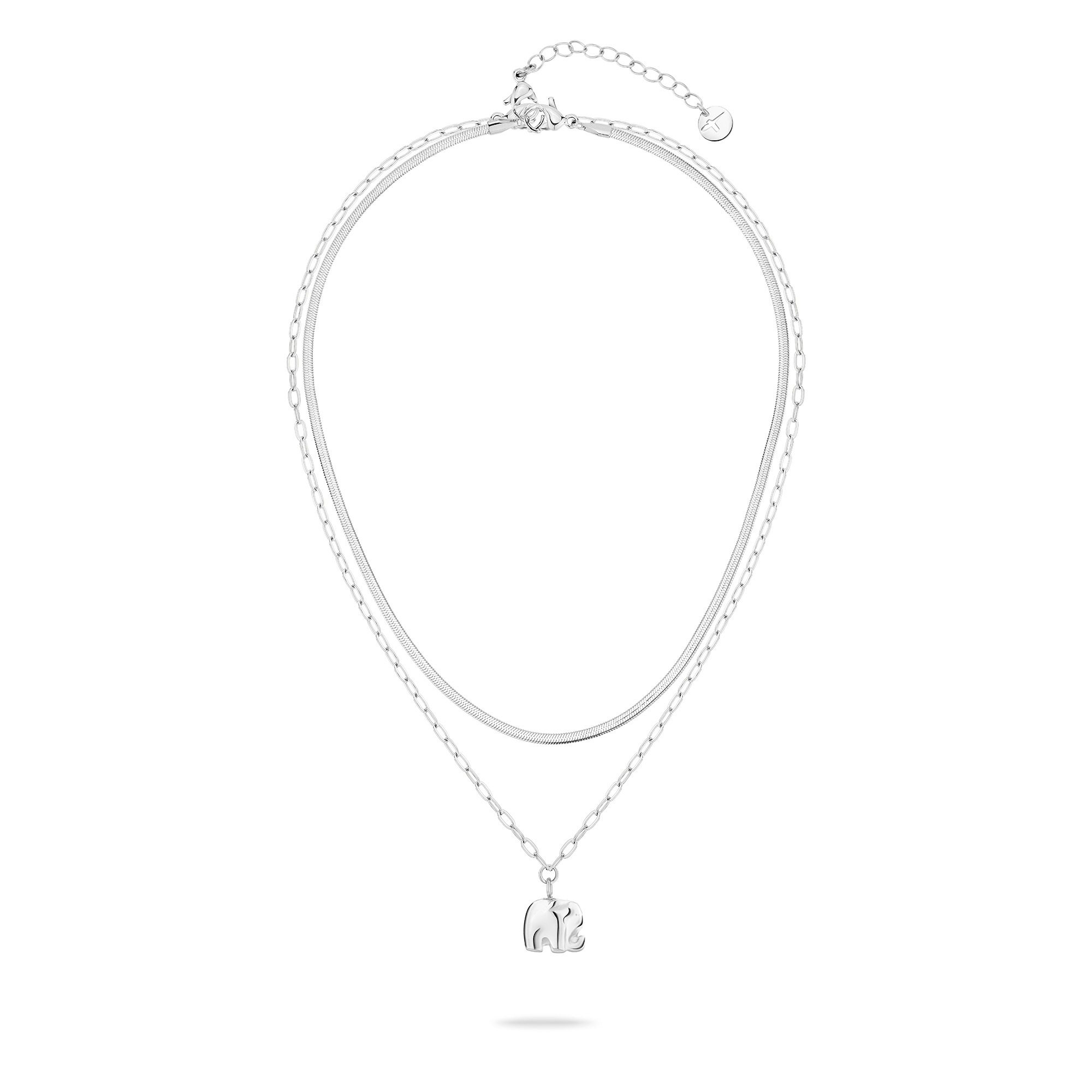 Tamaris Ketten-Set »Schmuck Geschenk Edelstahl Halskette Little Elephant«, (Set, 3 tlg.)