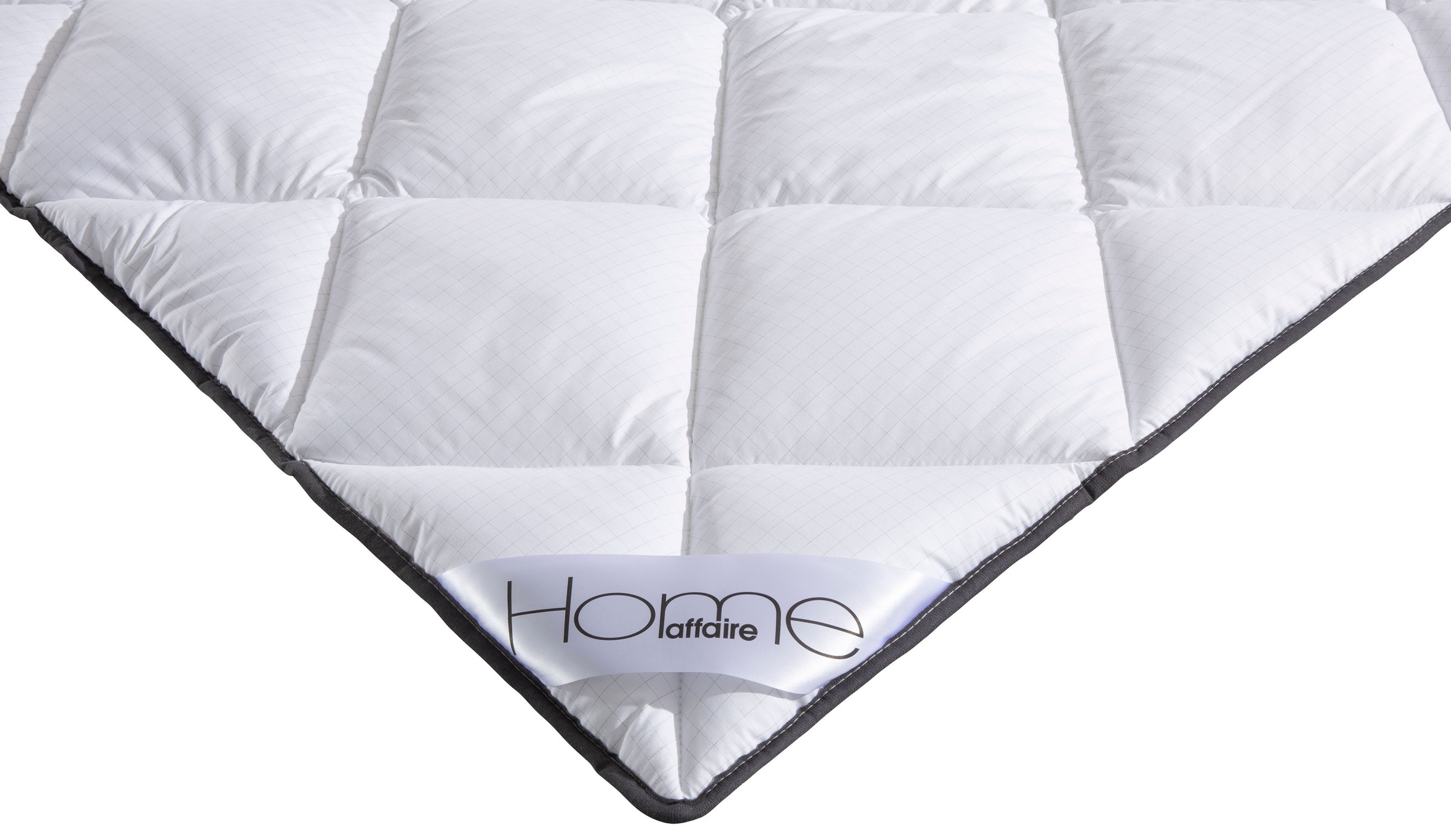 Home affaire Microfaserbettdecke »Murau, Bettdecke 135x200 cm, 155x220 cm mit antistatischer Wirkung«, normal, Füllung Polyester, Bezug Microfaser Carbon, (1 St.), Bettdecken, Sommer, Winter, 4-JZB, Decke mit Blauen Engel zertifiziert