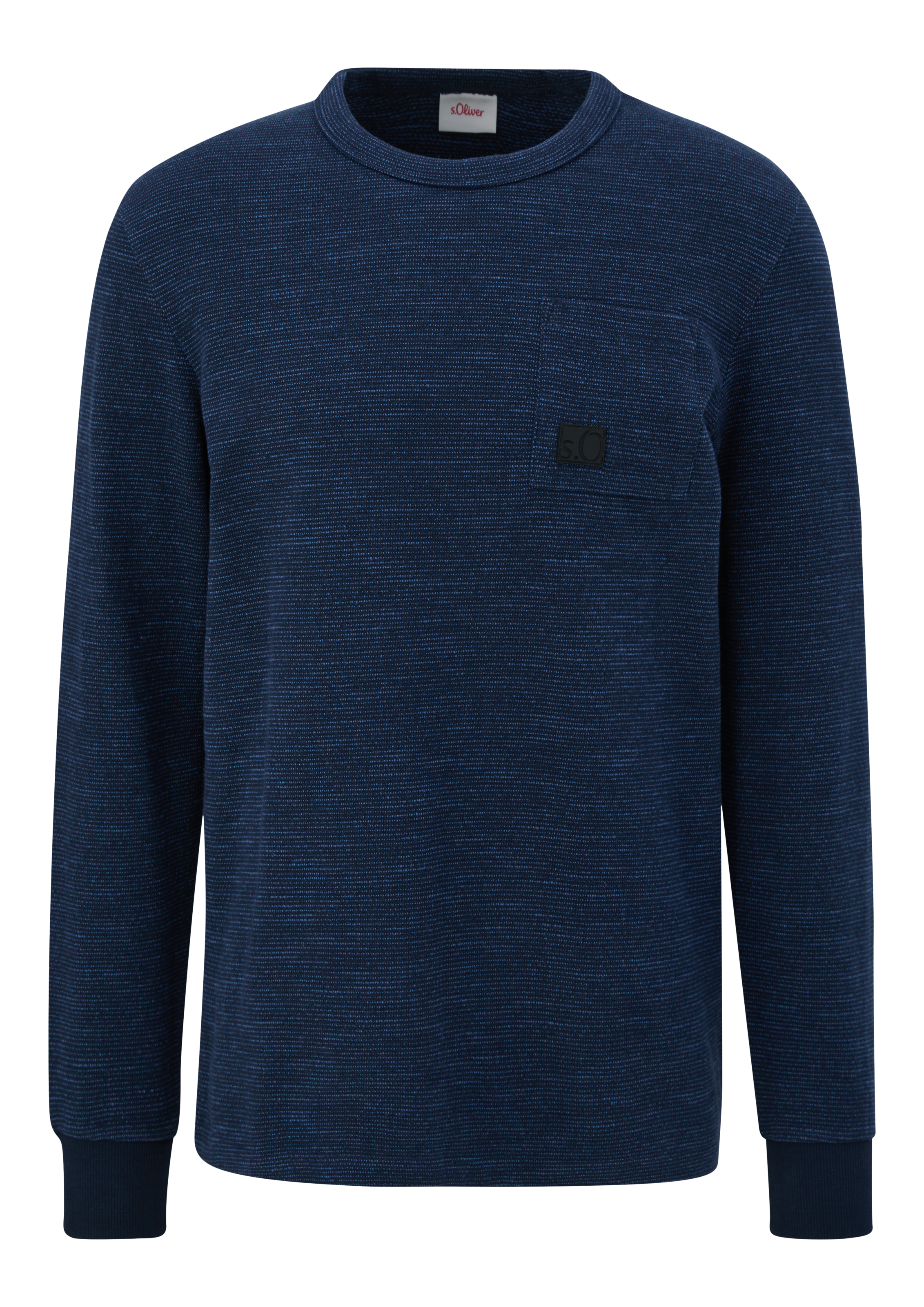 s.Oliver Longsleeve, mit Logo Stickerei