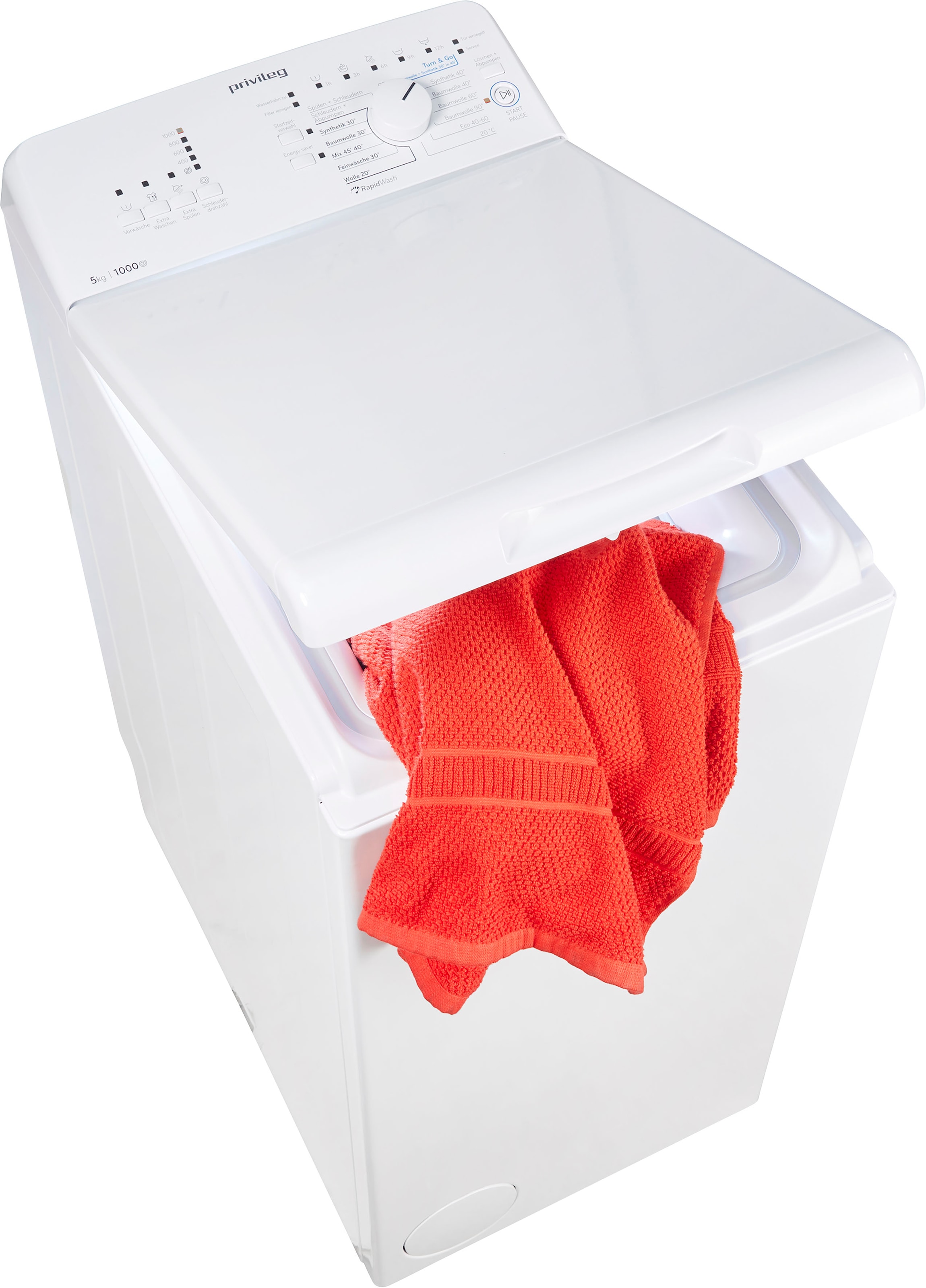 Privileg Waschmaschine Toplader »PWT L50300 DE/N«, PWT L50300 DE/N, 5 kg, 1000  U/min auf Rechnung kaufen