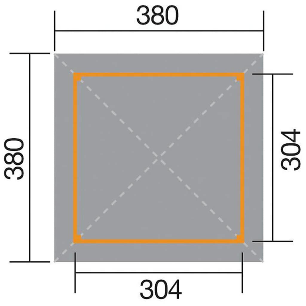 weka Pavillon »Gartenoase 651 Gr.2 mit Dachaufsatz«