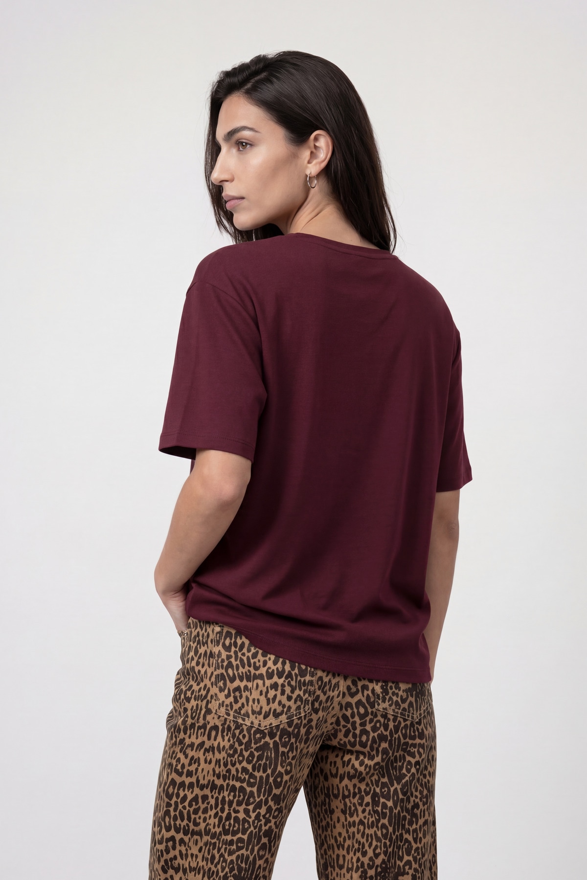 Monari T-Shirt »Shirt Voilá« Regular fit mit Rundhalsausschnitt