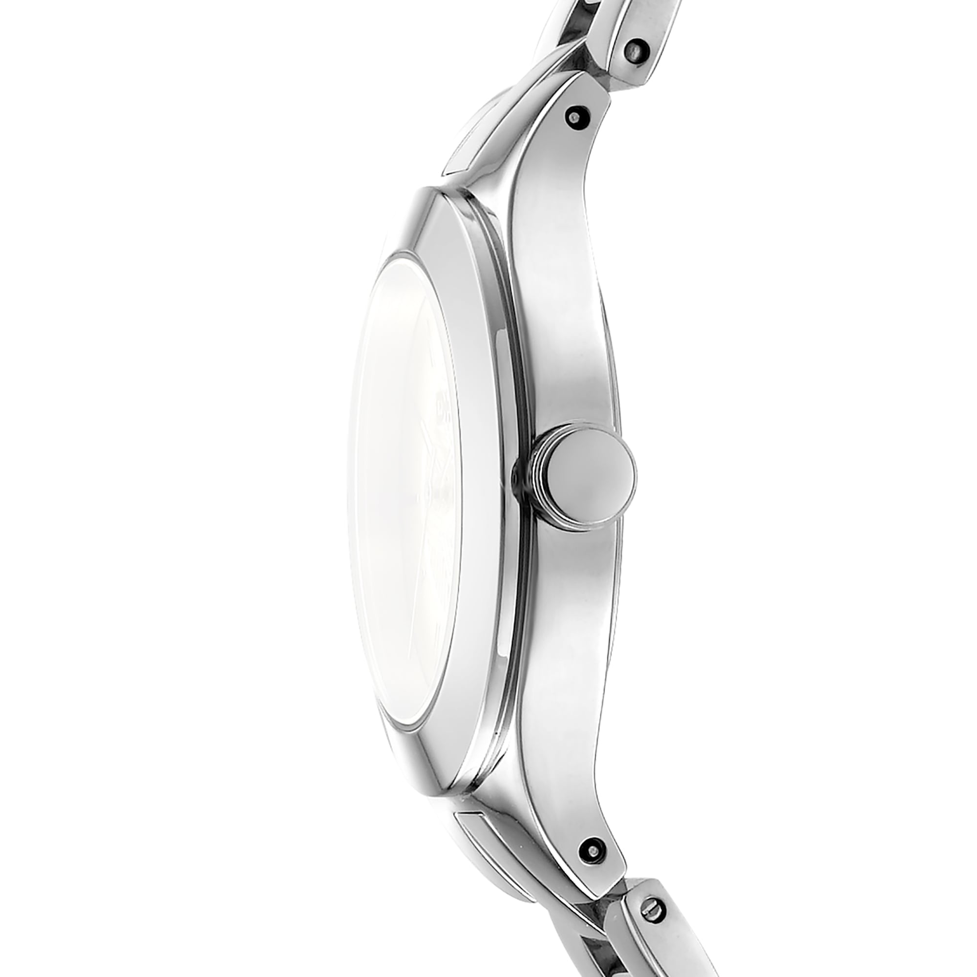 DKNY Quarzuhr »Parsons Midi« Armbanduhr, Damenuhr, Edelstahlarmband, analog