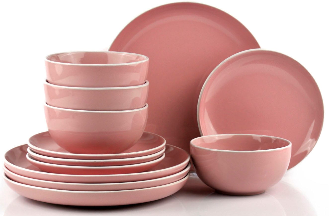 Retsch Arzberg Tafelservice »Geschirr-Set, Service HALO BUBBLE GUM«, (Set, günstig online kaufen