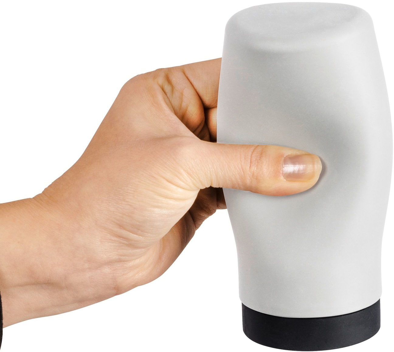 WENKO Spülmittelspender »Modell Easy Squeez-e«, nachfüllbarer Spülmittel- und Seifenspender aus Silikon, ca. 250 ml