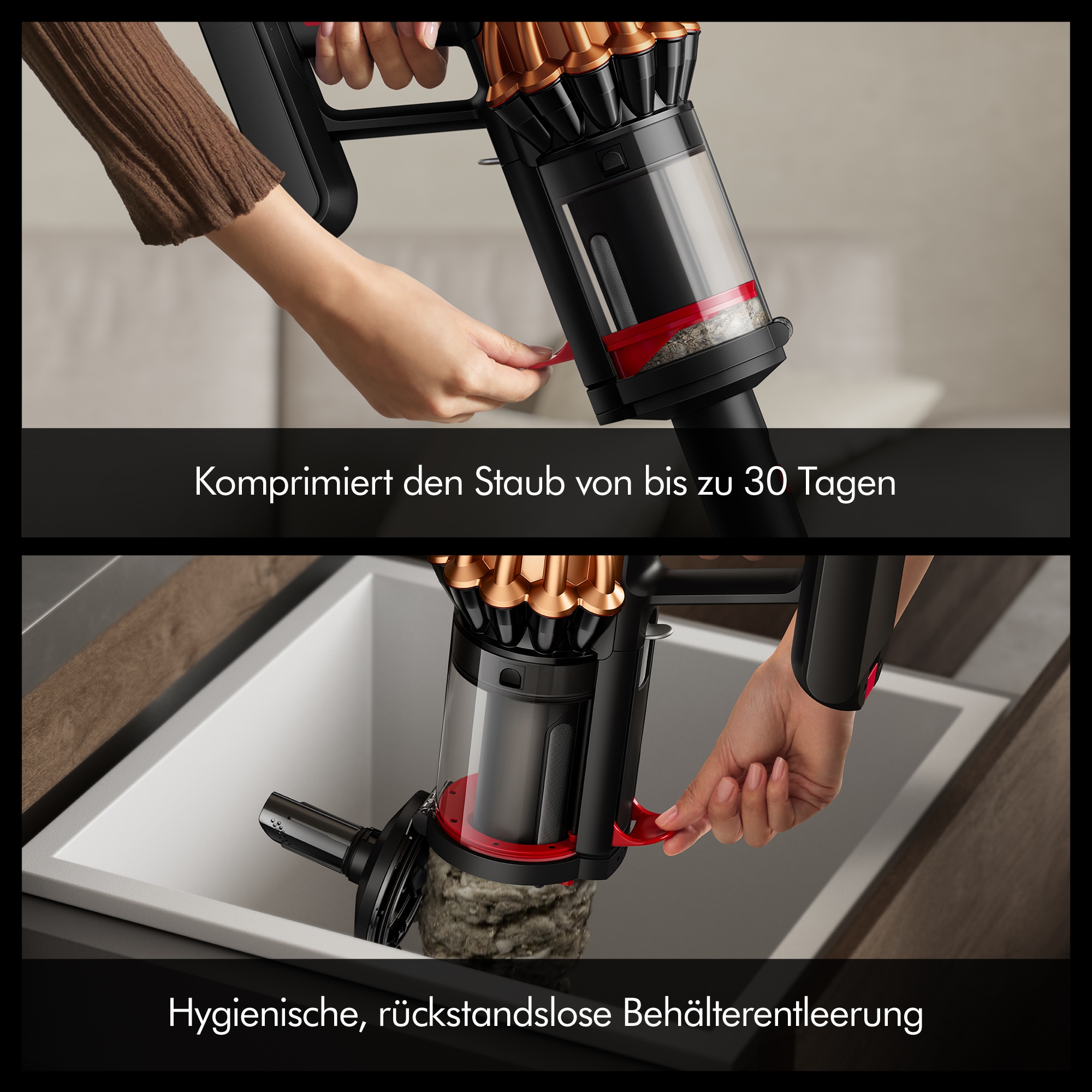 DYSON Akku-Hand-und Stielstaubsauger »V16 (DS60) Piston Animal Submarine™, 900W, bis zu 70 Minuten Laufzeit«