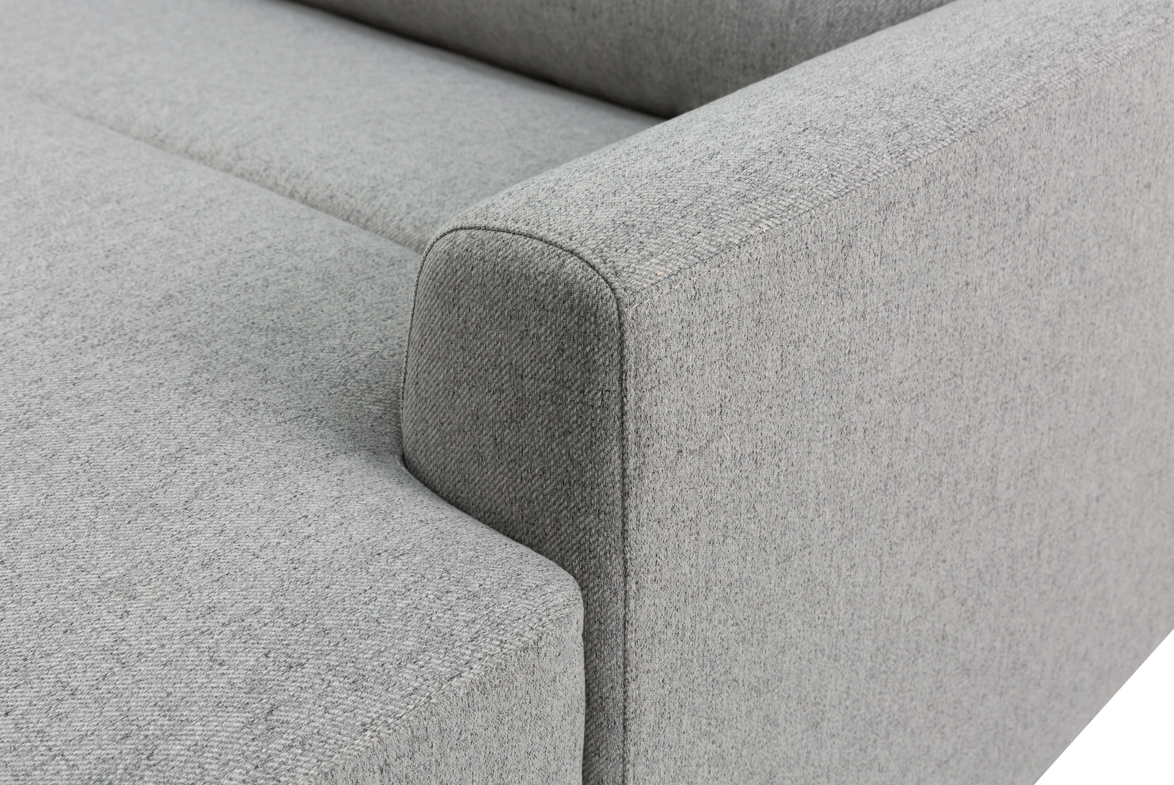 INOSIGN Ecksofa »JENNA, L-Form, 209cm, manuelle u. elektrische Funktion, mit USB A/C,«, Liegefunktion 105°-150°, Federkern, Struktur fein