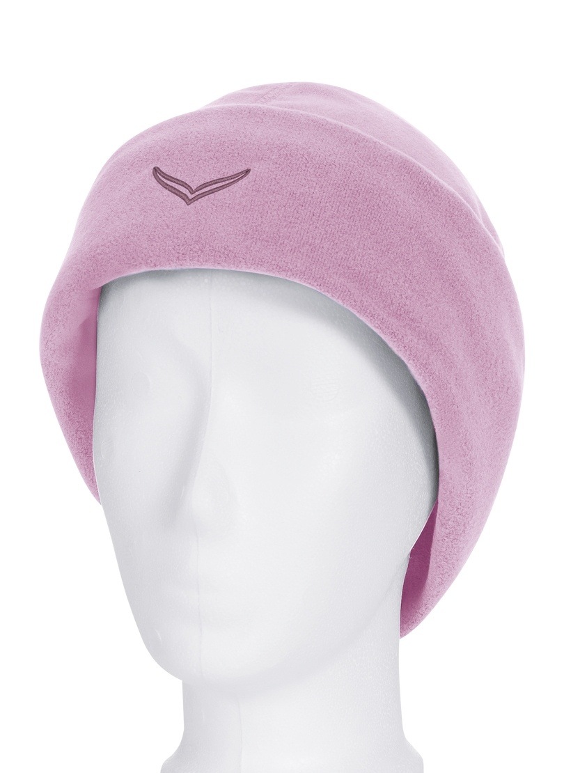 TRIGEMA Fleecemütze »Fleecemütze« 1 Stk. tlg. orchidee 3 Fleece-Qualität, innen und außen angeraut