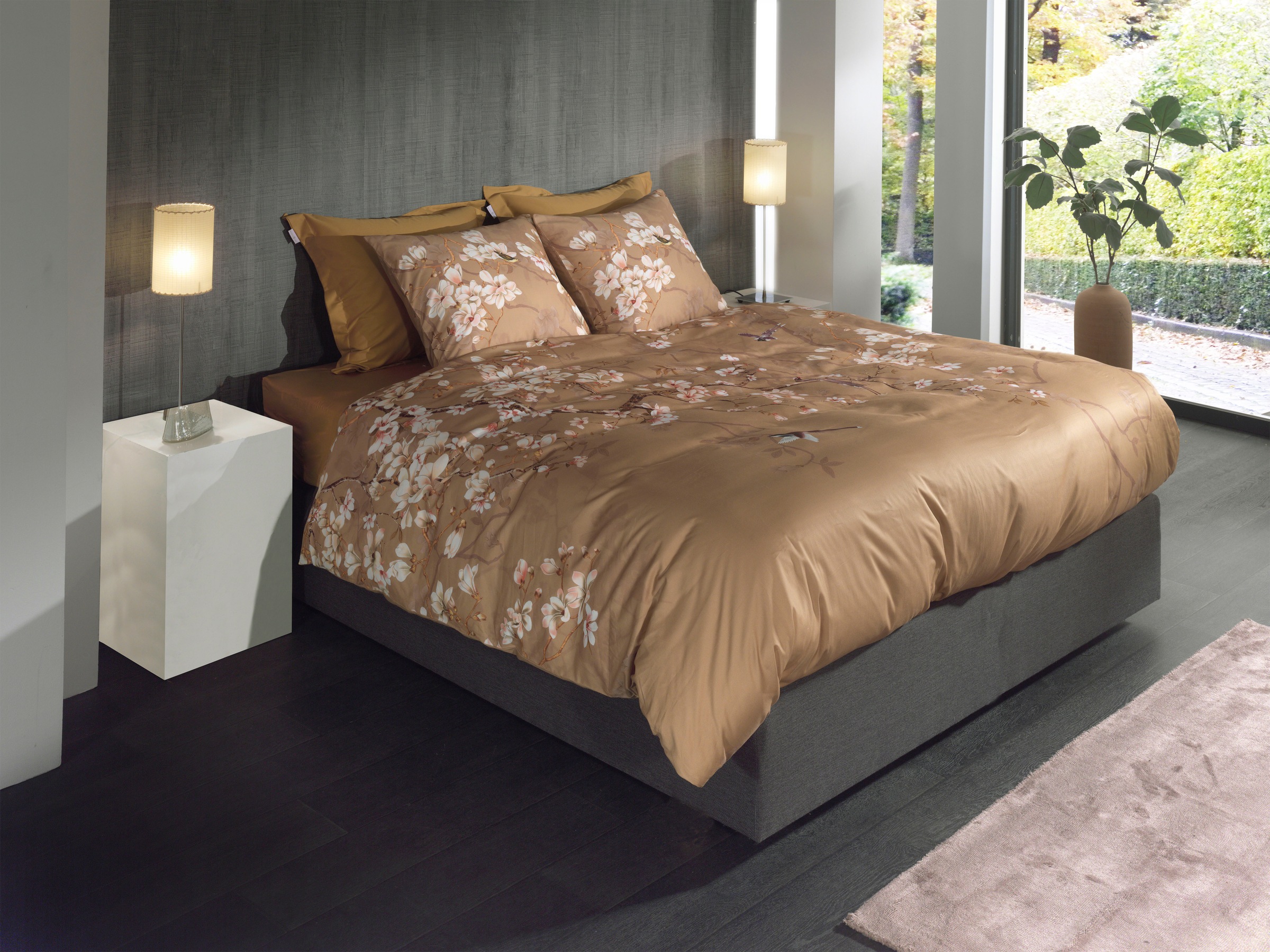 Heckett & Lane Bettwäsche »Asahi« 2 Stk. tlg. hochwertiges Mako-Satin, Bettwäsche ab 135x200 cm.