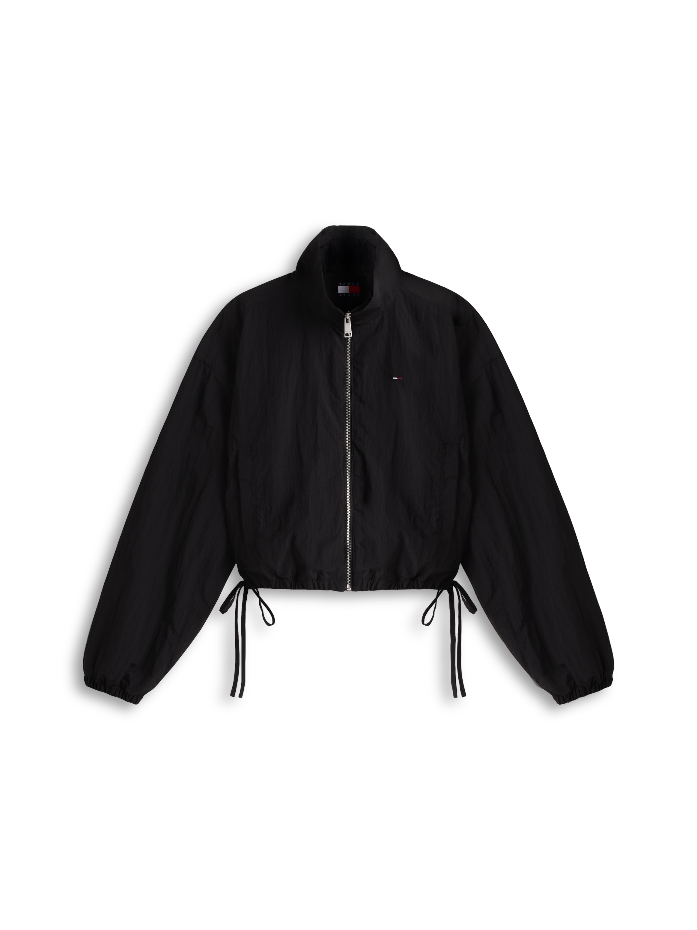 Tommy Jeans Kurzjacke »TJW TIE SIDE HIGH NECK JACKET« Taillenbund mit seitlichen Bindebändern