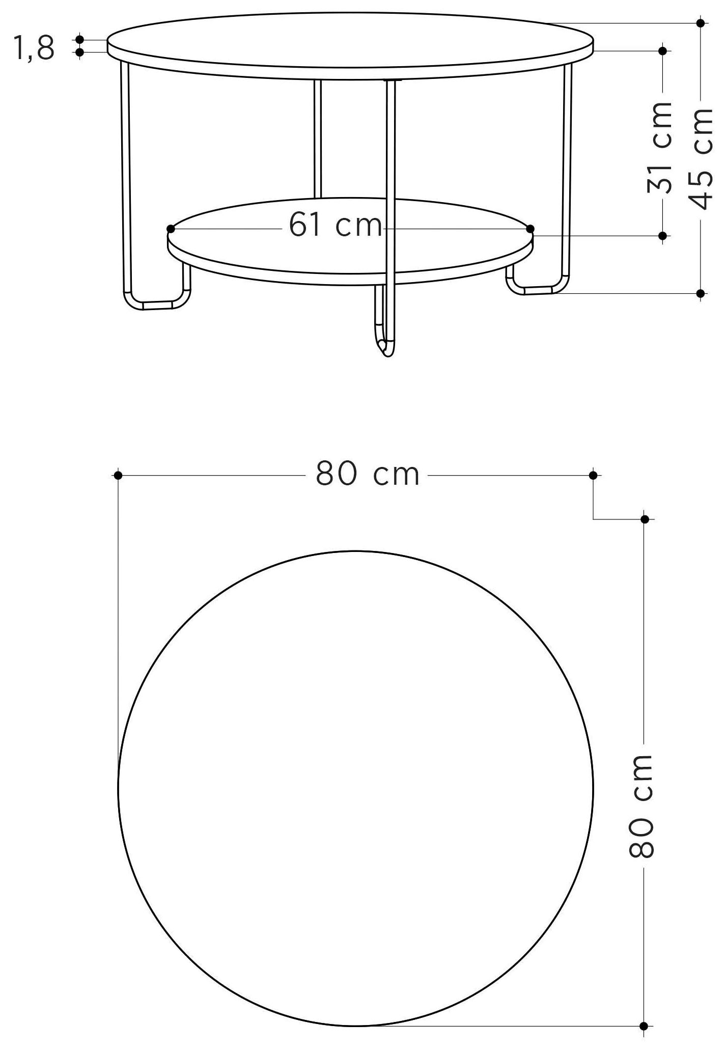 Decortie Couchtisch »CORRO COUCHTISCH«