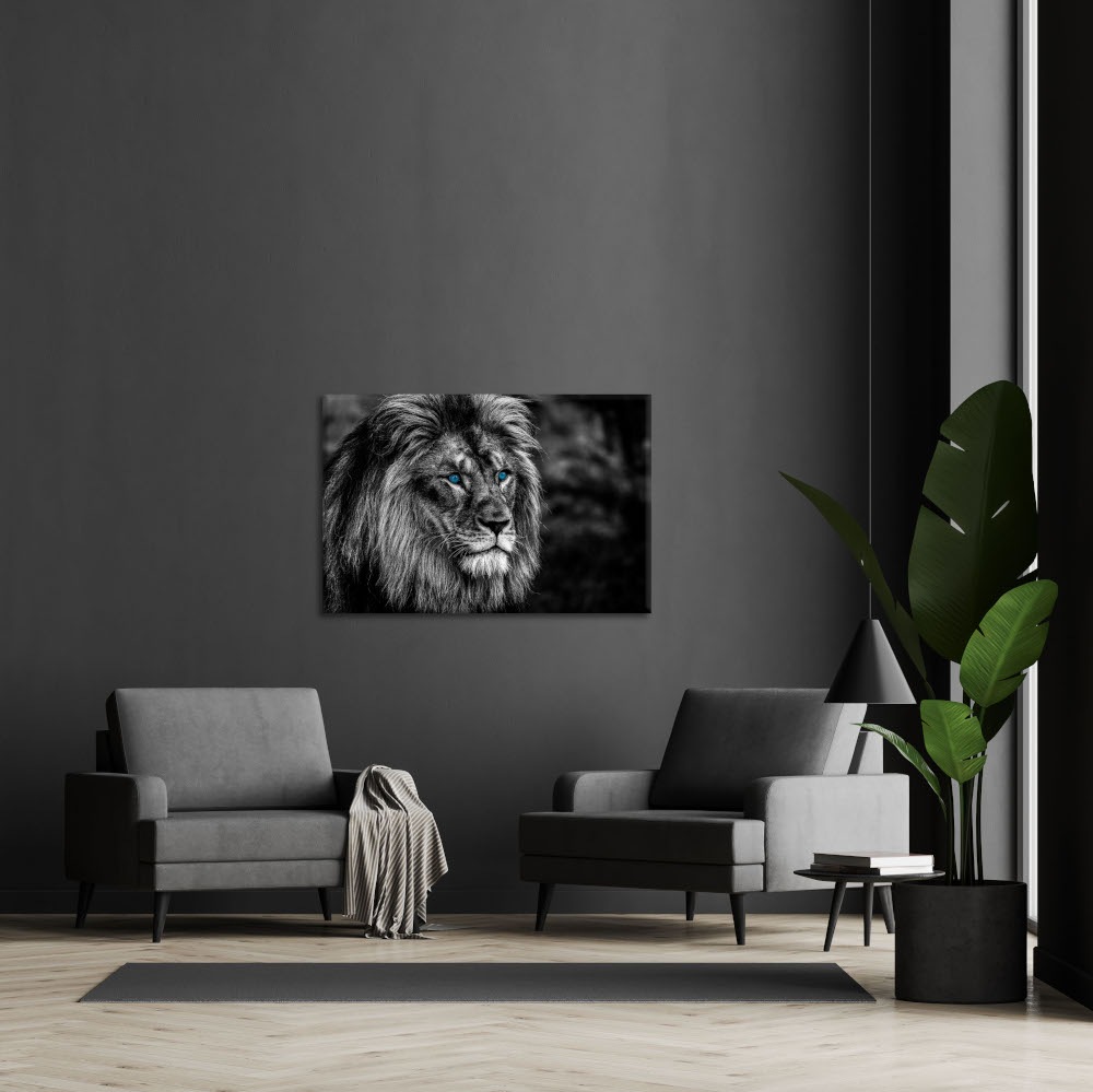 Bönninghoff Leinwandbild, Löwe, (1 St.), BxH: 90x60 cm günstig online kaufen