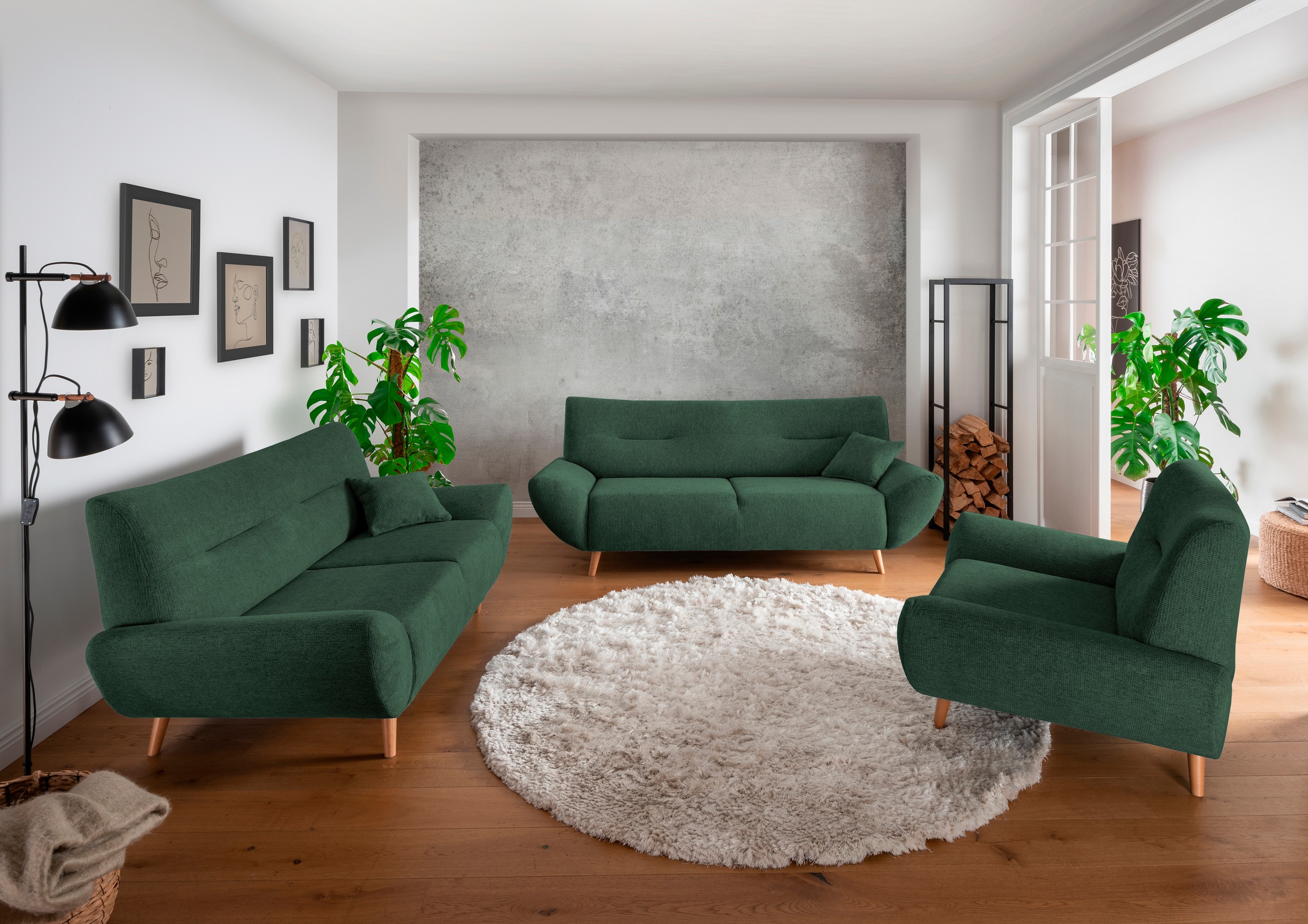 Home affaire Polstergarnitur »Drago elegant und zeitlos, komfortabel, moder günstig online kaufen