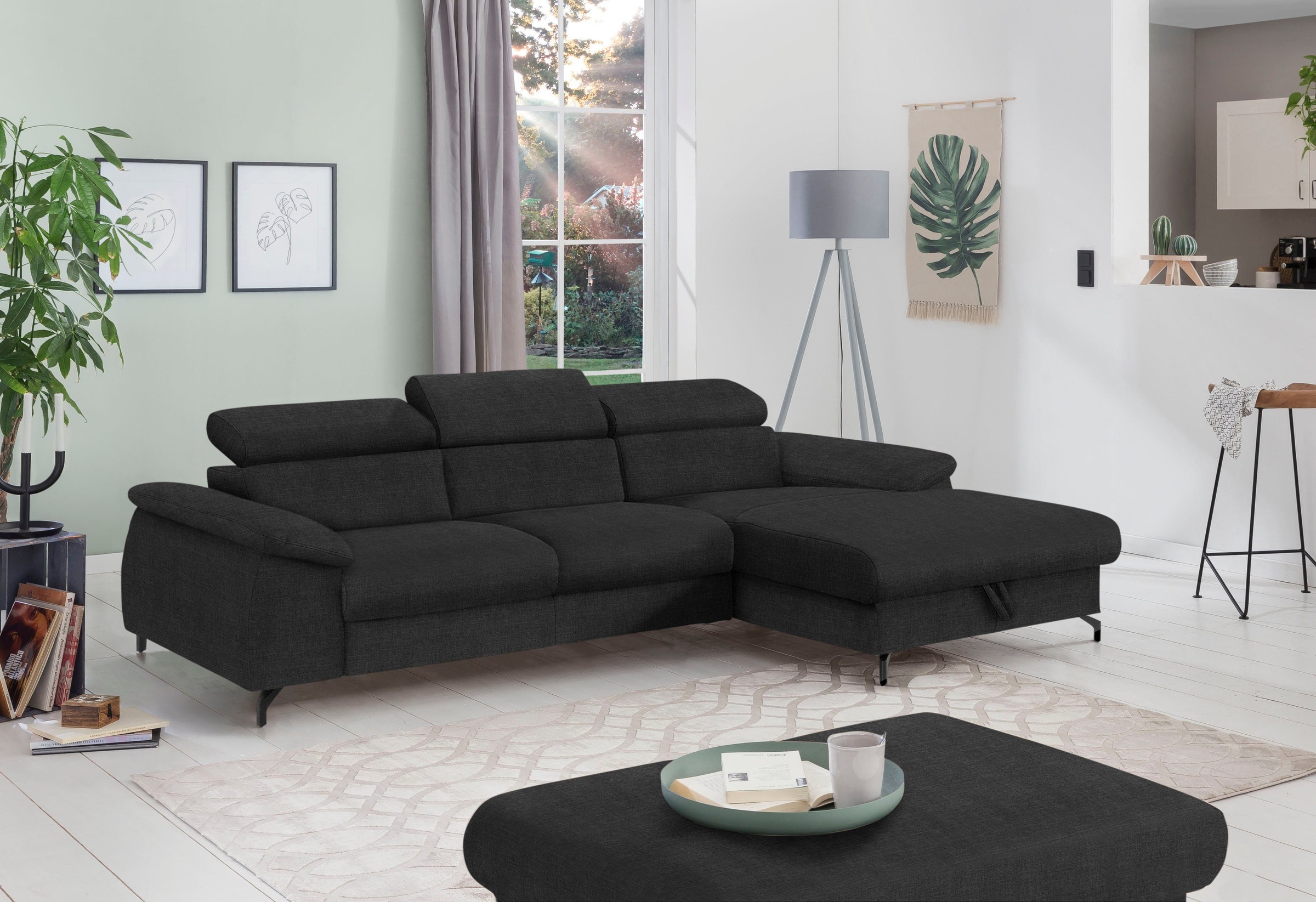 COTTA Polstergarnitur »Komaris L-Form«, (Set), Set bestehend aus: Ecksofa m günstig online kaufen