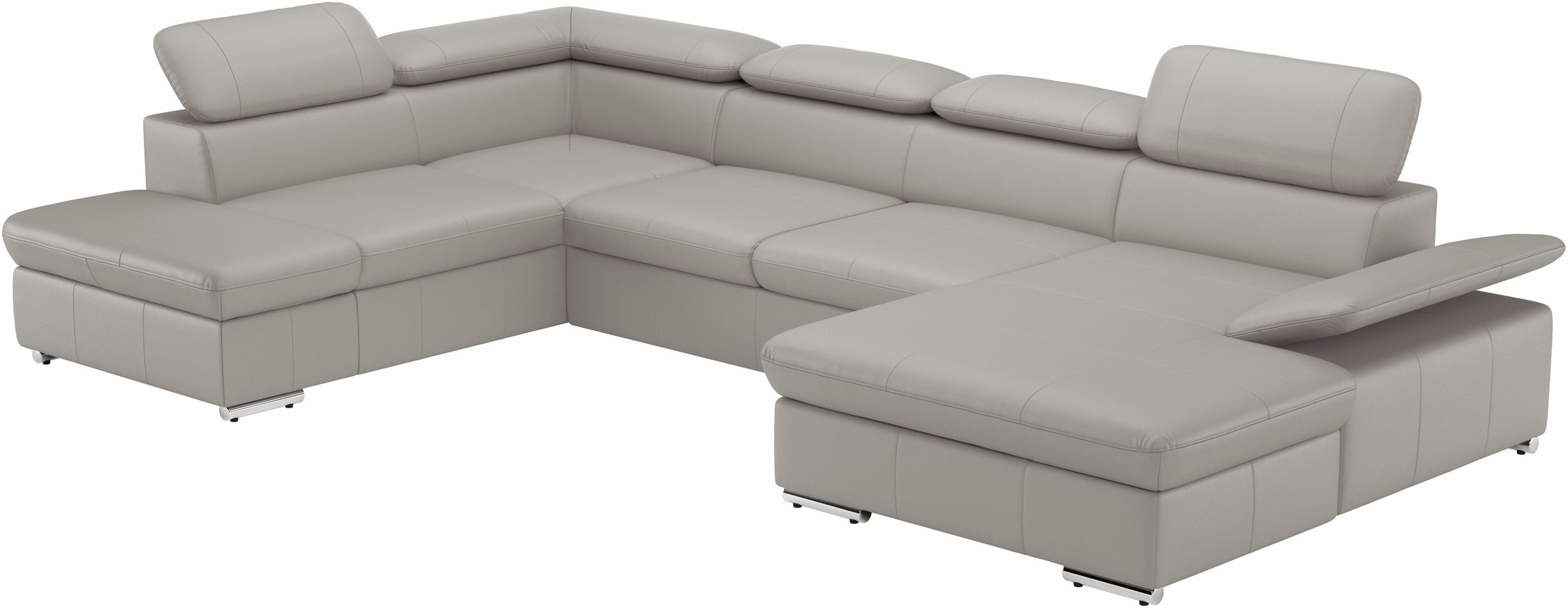 sit&more Wohnlandschaft »Valantine U-Form«, inkl. Kopf- und Armteilverstellung, wahlweise mit Bettfunktion