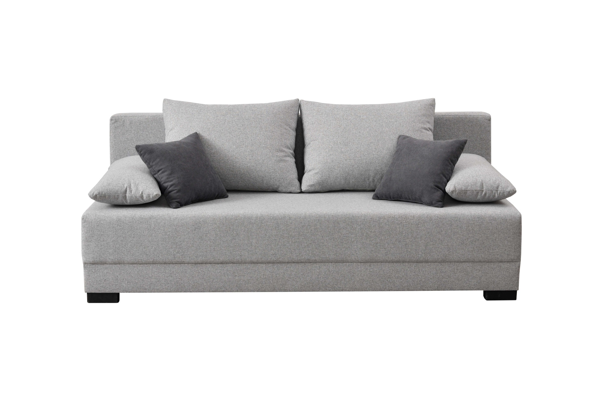 INOSIGN Schlafsofa »Sierra, 198 cm, mit Bettfunktion (150/198 cm) und Bettkasten,«, inkl. loser Rücken-, Zier- und Armlehnkissen
