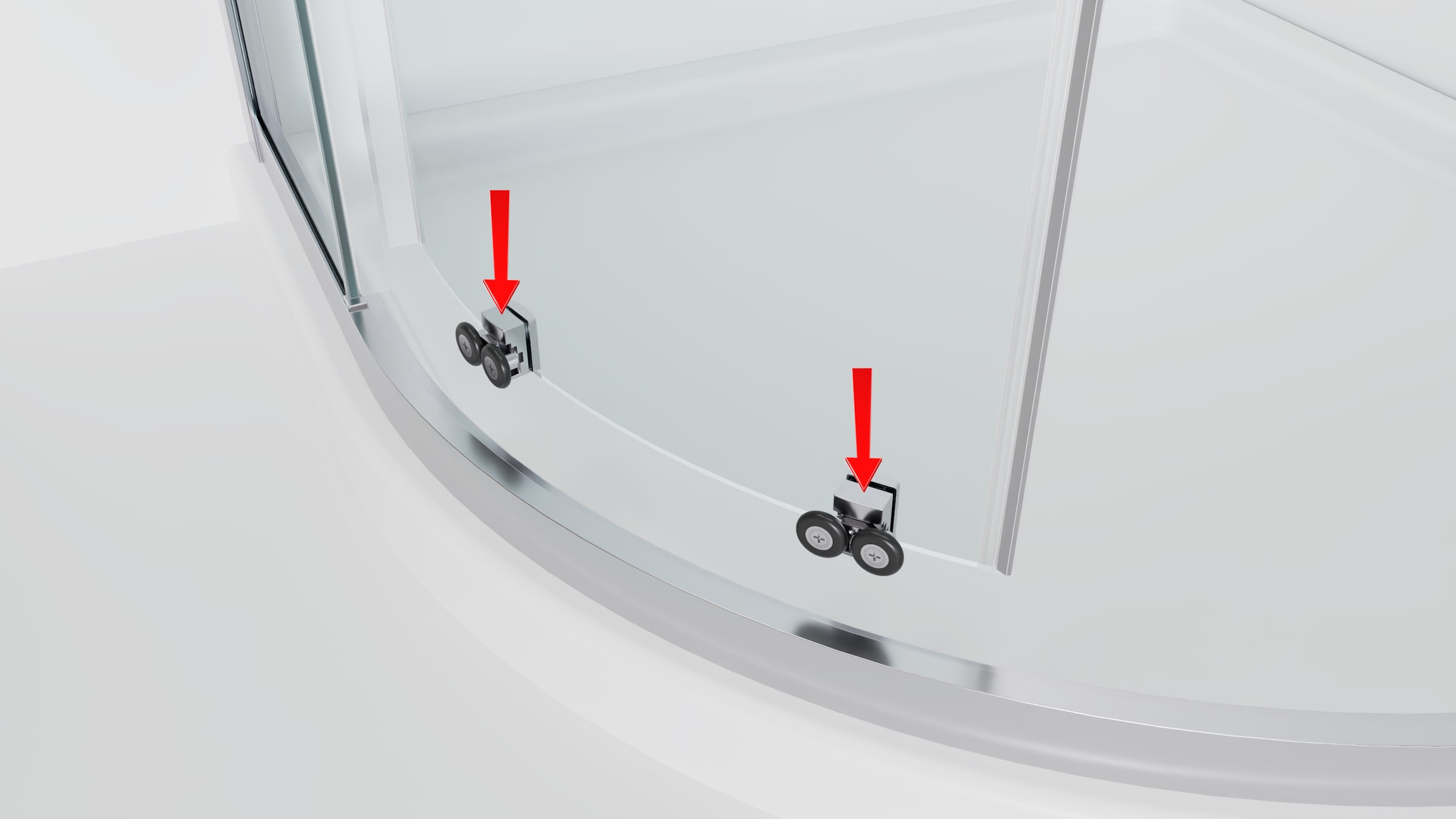 welltime Runddusche »Summer Deluxe« Der Klassiker mit verbessertem Rahmen und neuem Rollensystem