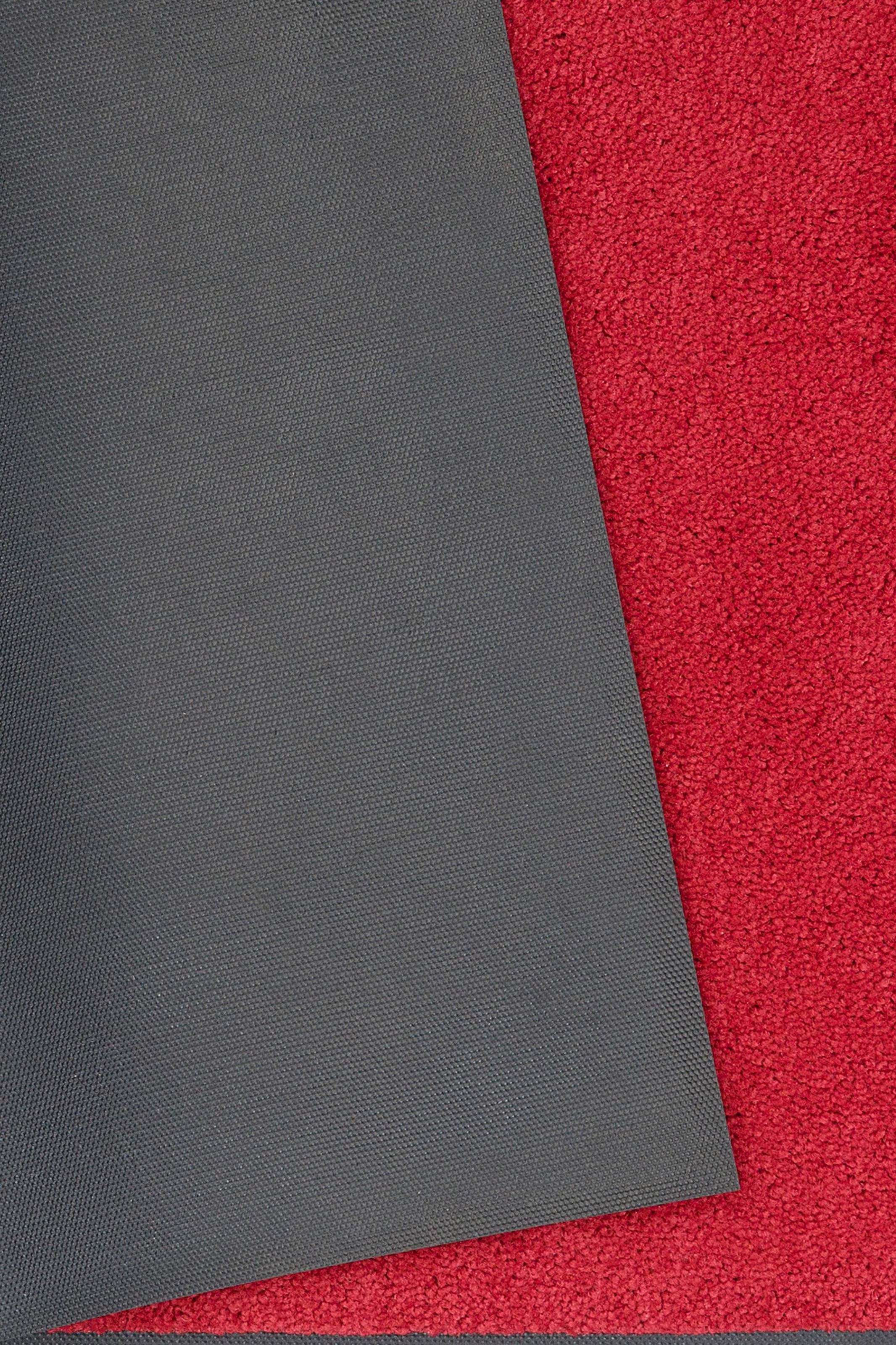 my home Fußmatte »Lavea«, rechteckig, 9 mm Höhe, Schmutzfangmatte, Uni-Farben, In- und Outdoor-Teppich, waschbar
