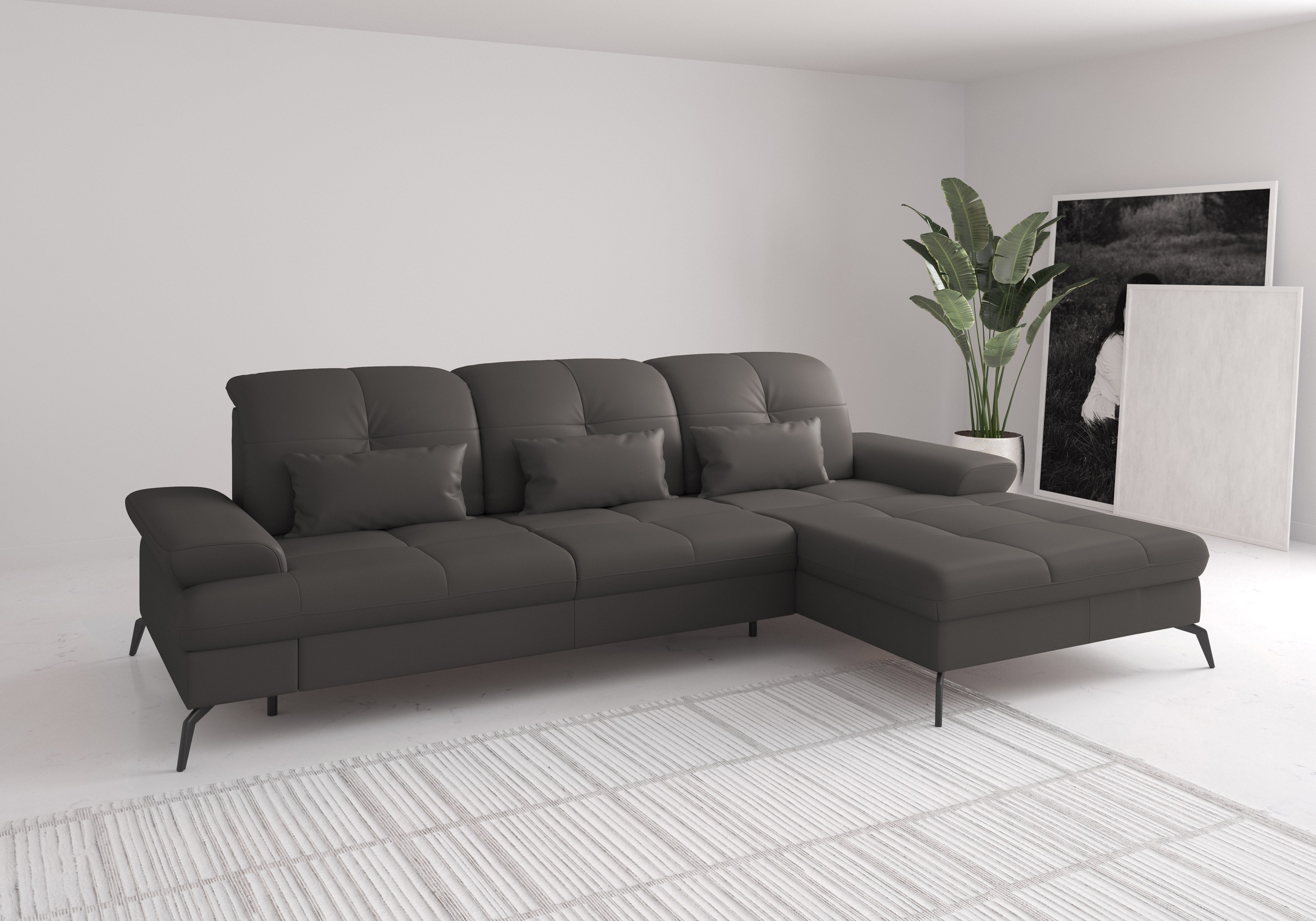 sit&more Ecksofa »Amica, L-Form, inkl. Sitztiefenverstellung & Armteilverst günstig online kaufen