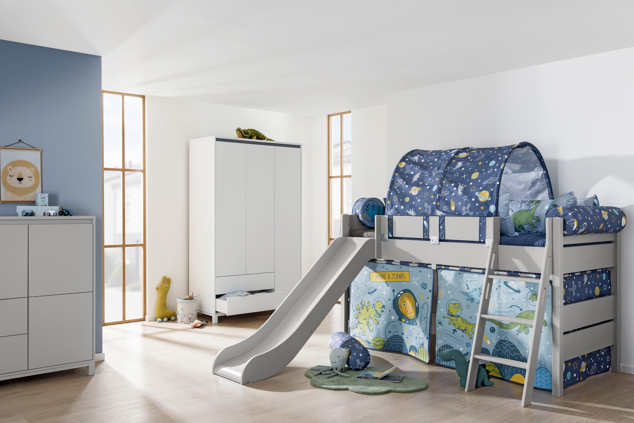 PAIDI Spielbett »TIAGO in verschiedenen Größen und Farben, mit Leiter« Höhe günstig online kaufen