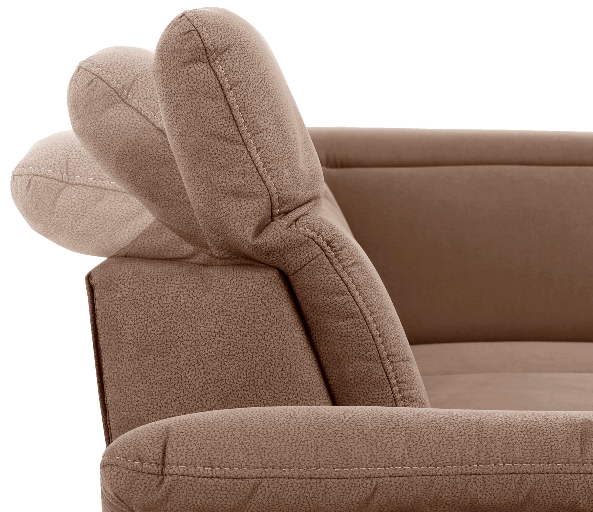 Home affaire Ecksofa »Mauritius L-Form«, mit Ottomane, mit Kopfteil- und Armlehnverstellung